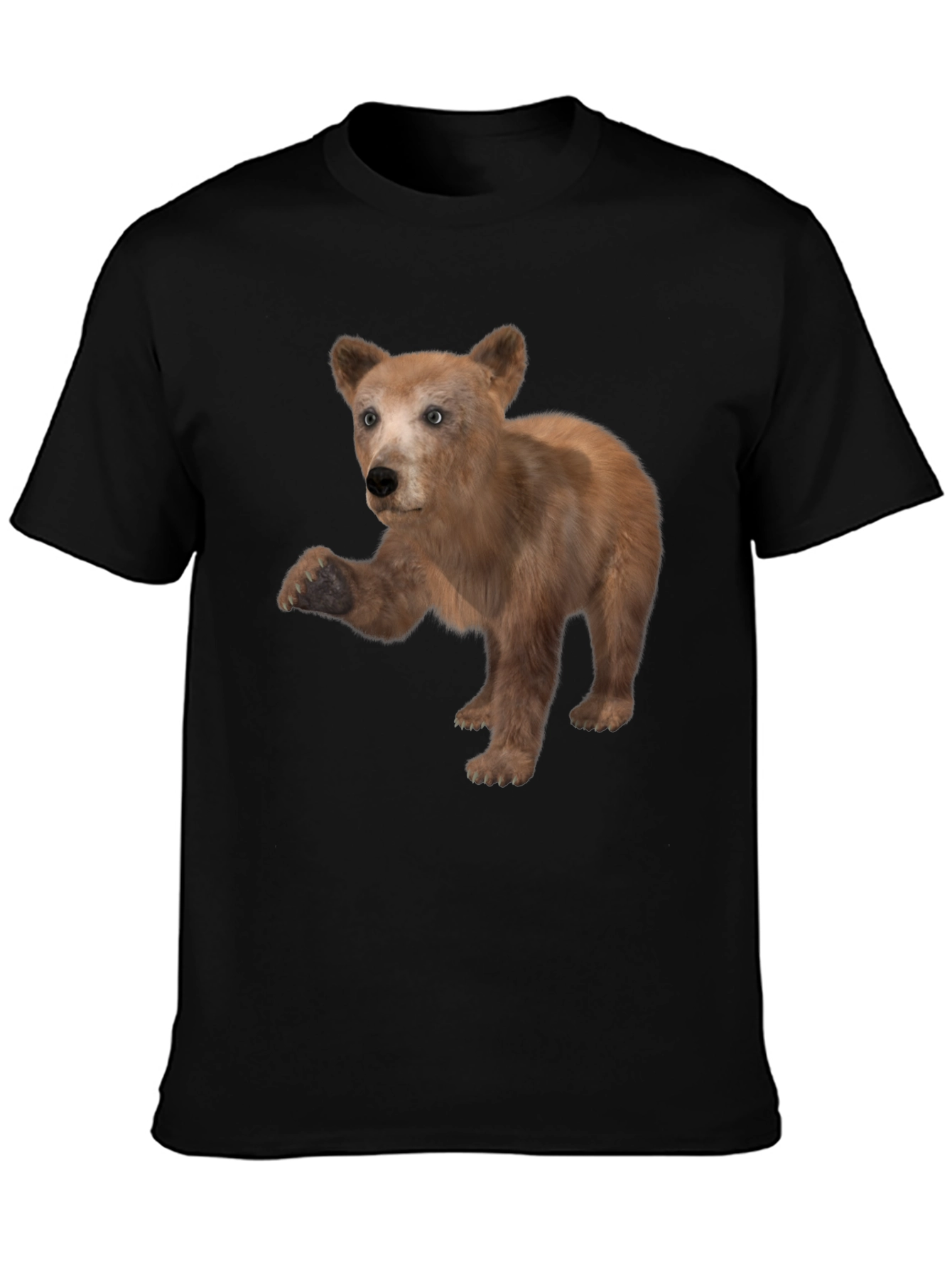 Bear Graphic Black T-Shirt