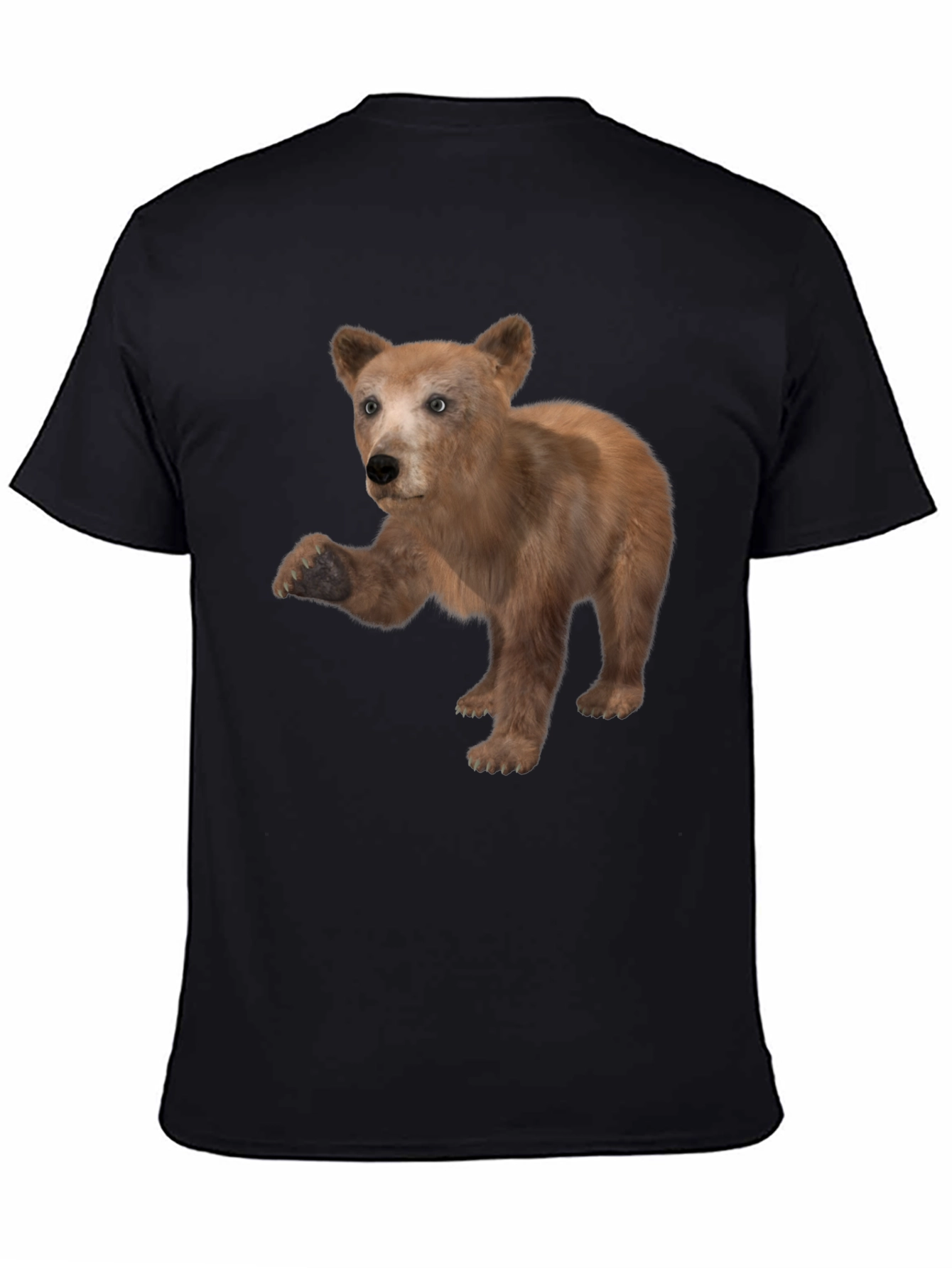 Bear Graphic Black T-Shirt