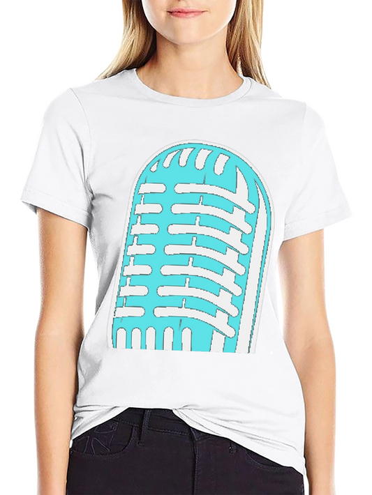 Retro Microphone Graphic Tee - Vintage Style Black T-Shirt