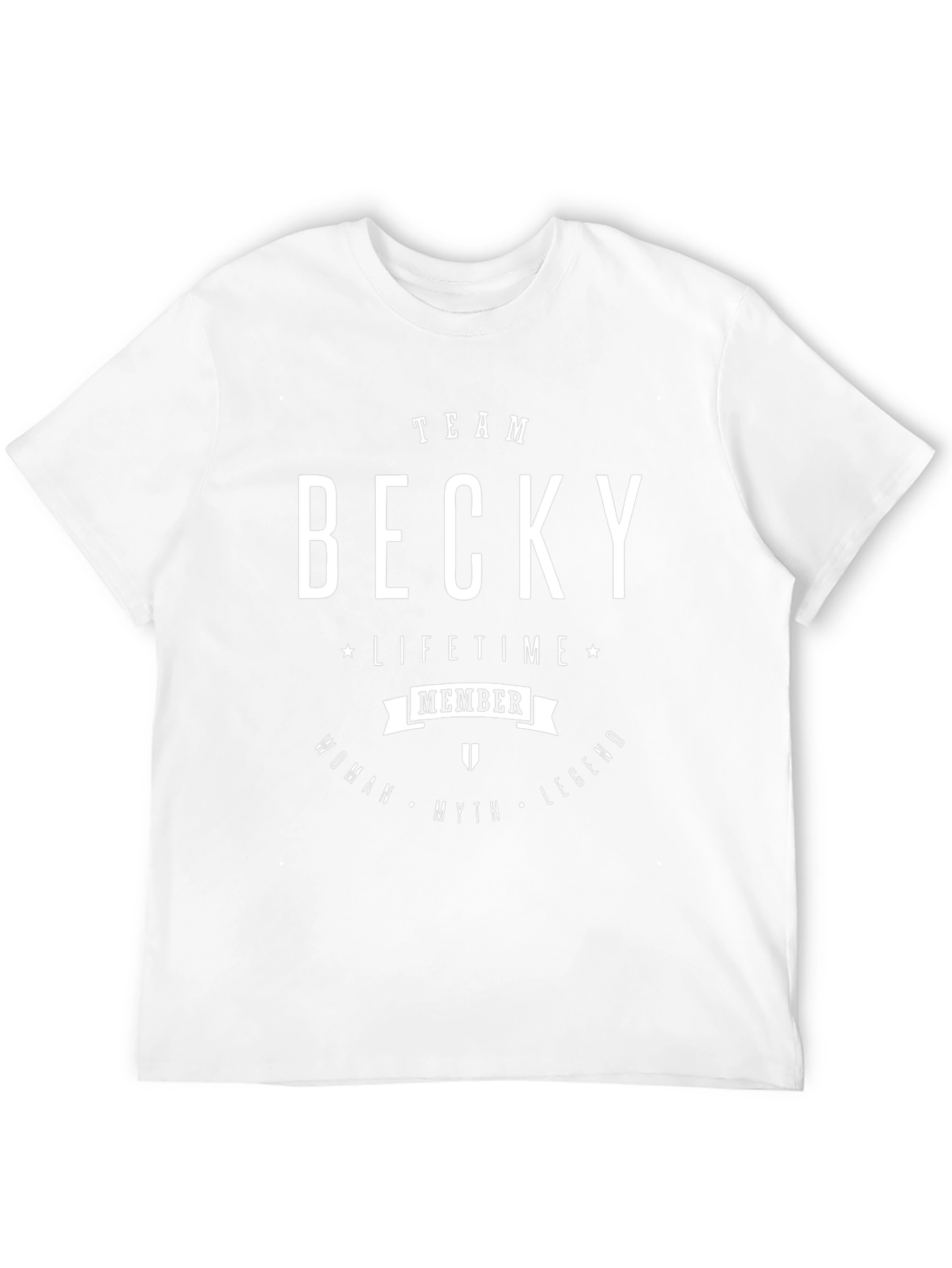 Team Becky Lifetime Member Black T-Shirt