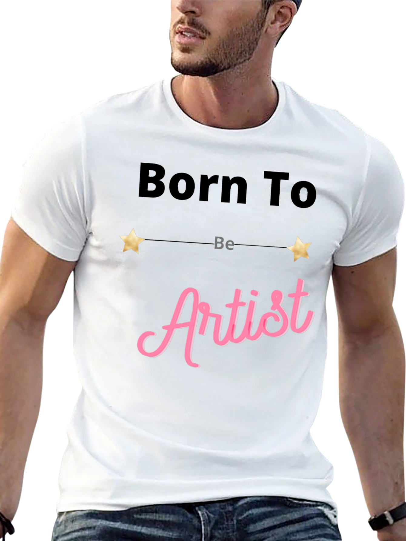 Born To Be Artist Black T-Shirt
