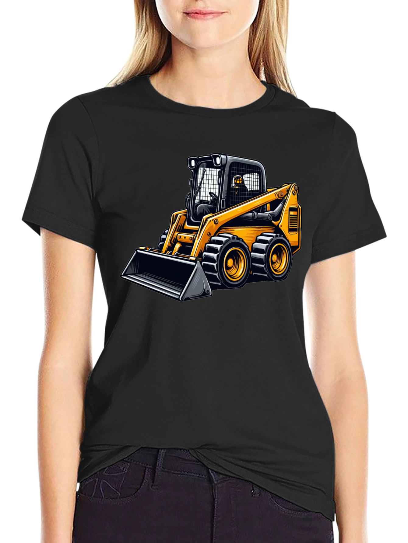 Skid Steer Loader Graphic Tee - Construction Vehicle Shirt