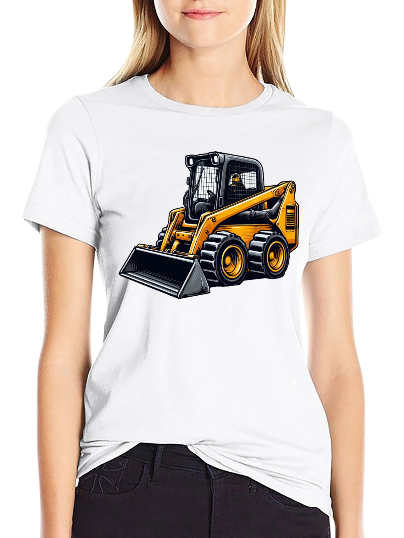 Skid Steer Loader Graphic Tee - Construction Vehicle Shirt