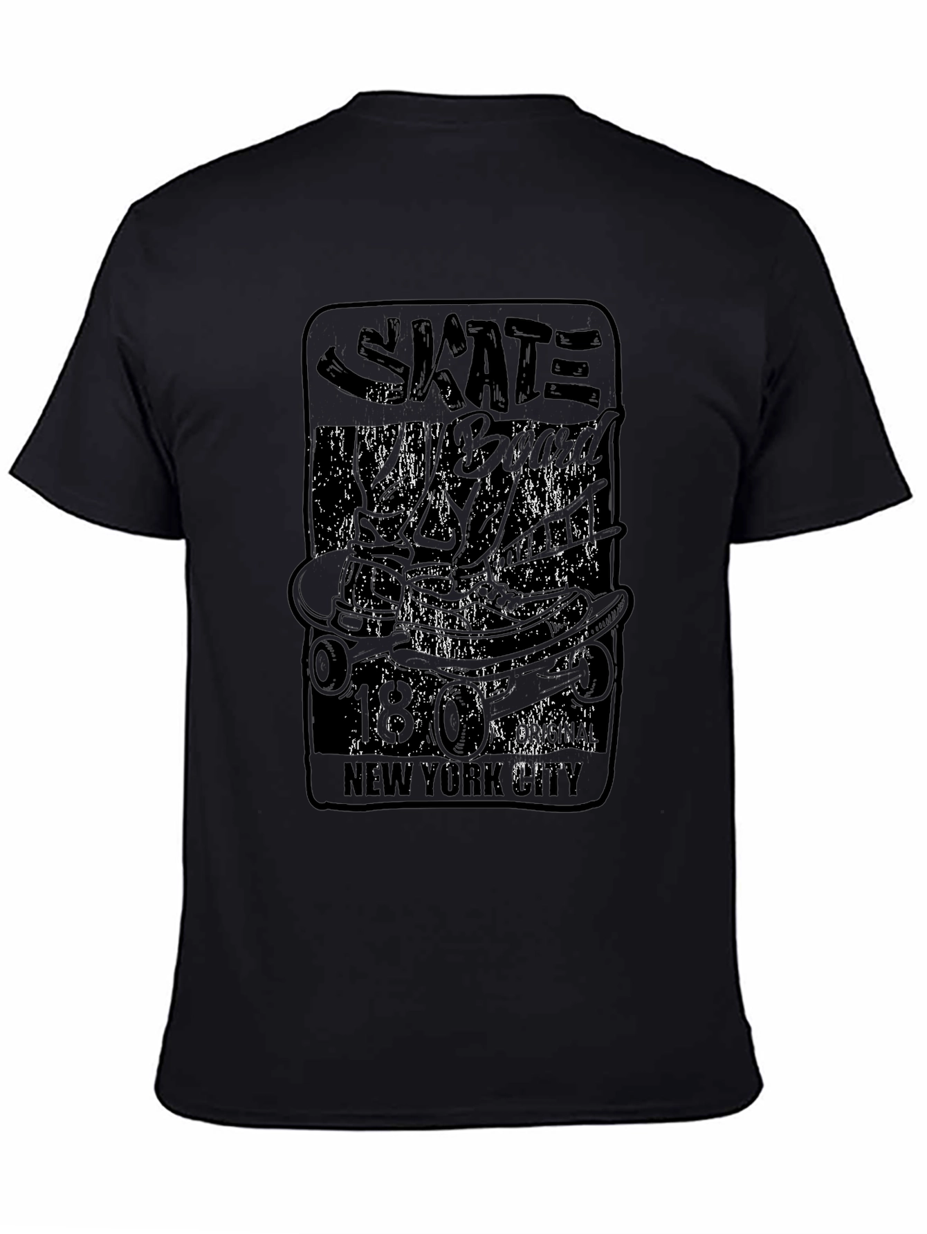 Skate New York City Graphic Print Tee