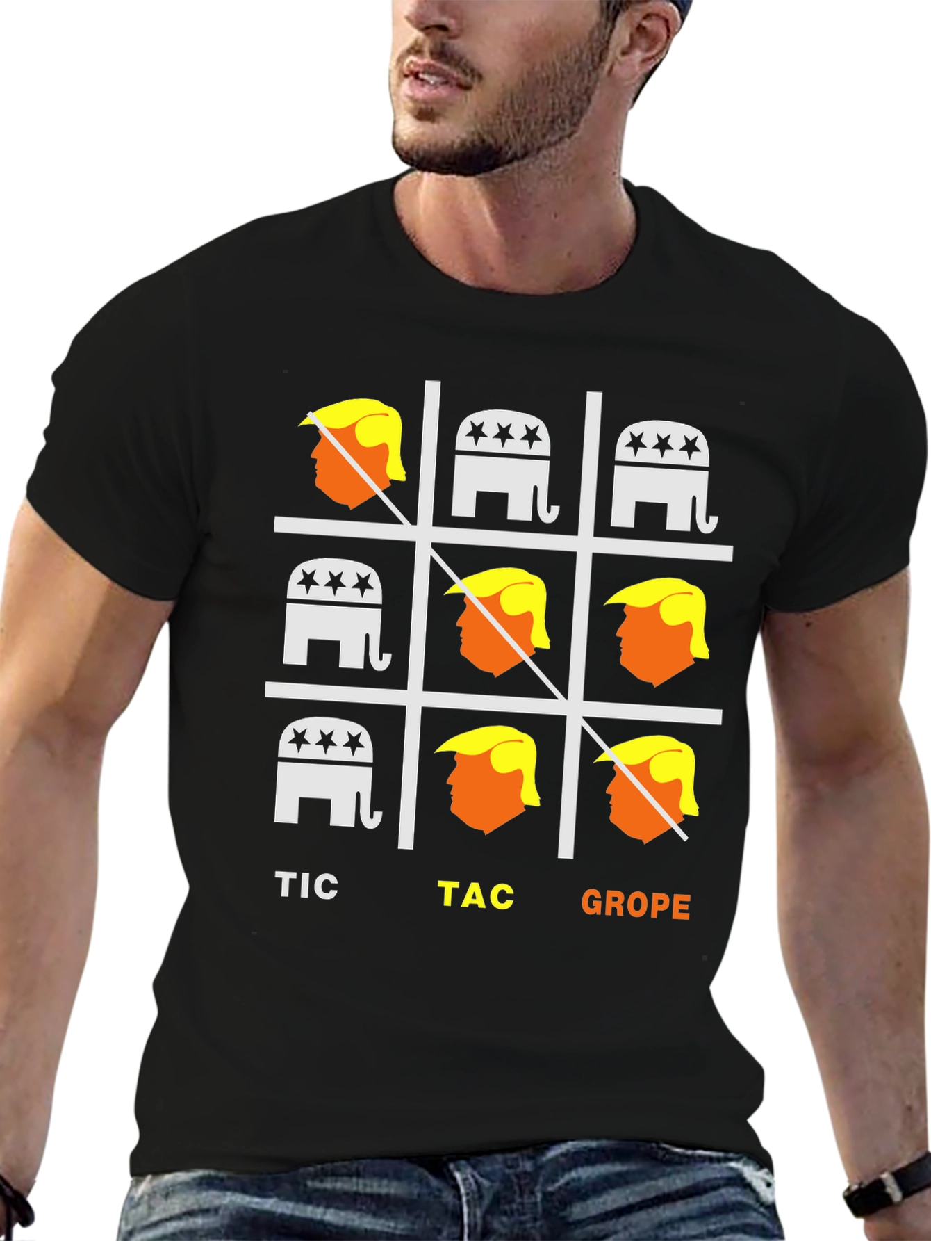 Tic Tac Grope T-Shirt: Political Humor Graphic Tee