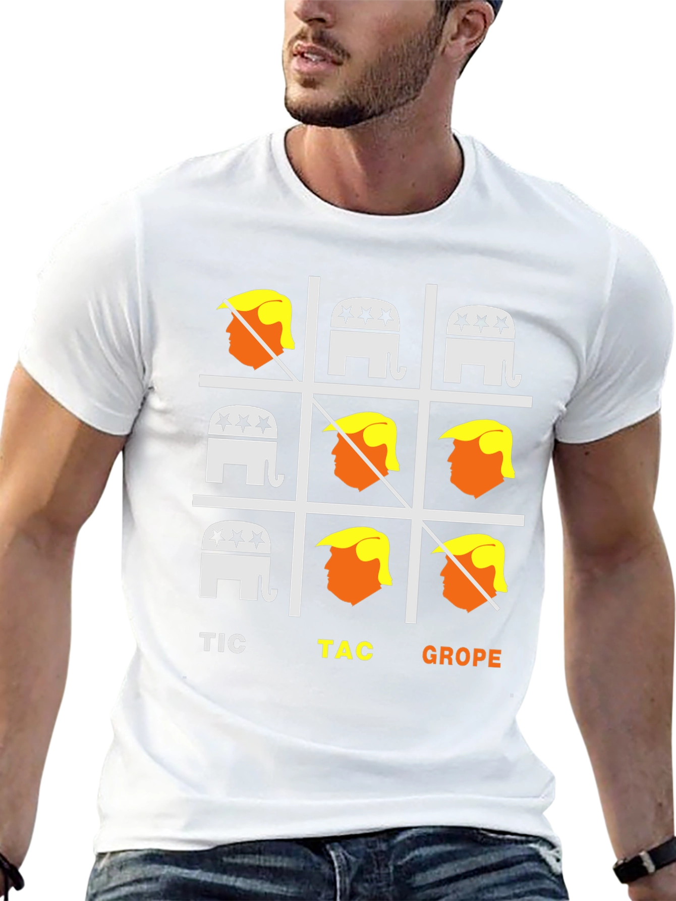 Tic Tac Grope T-Shirt: Political Humor Graphic Tee
