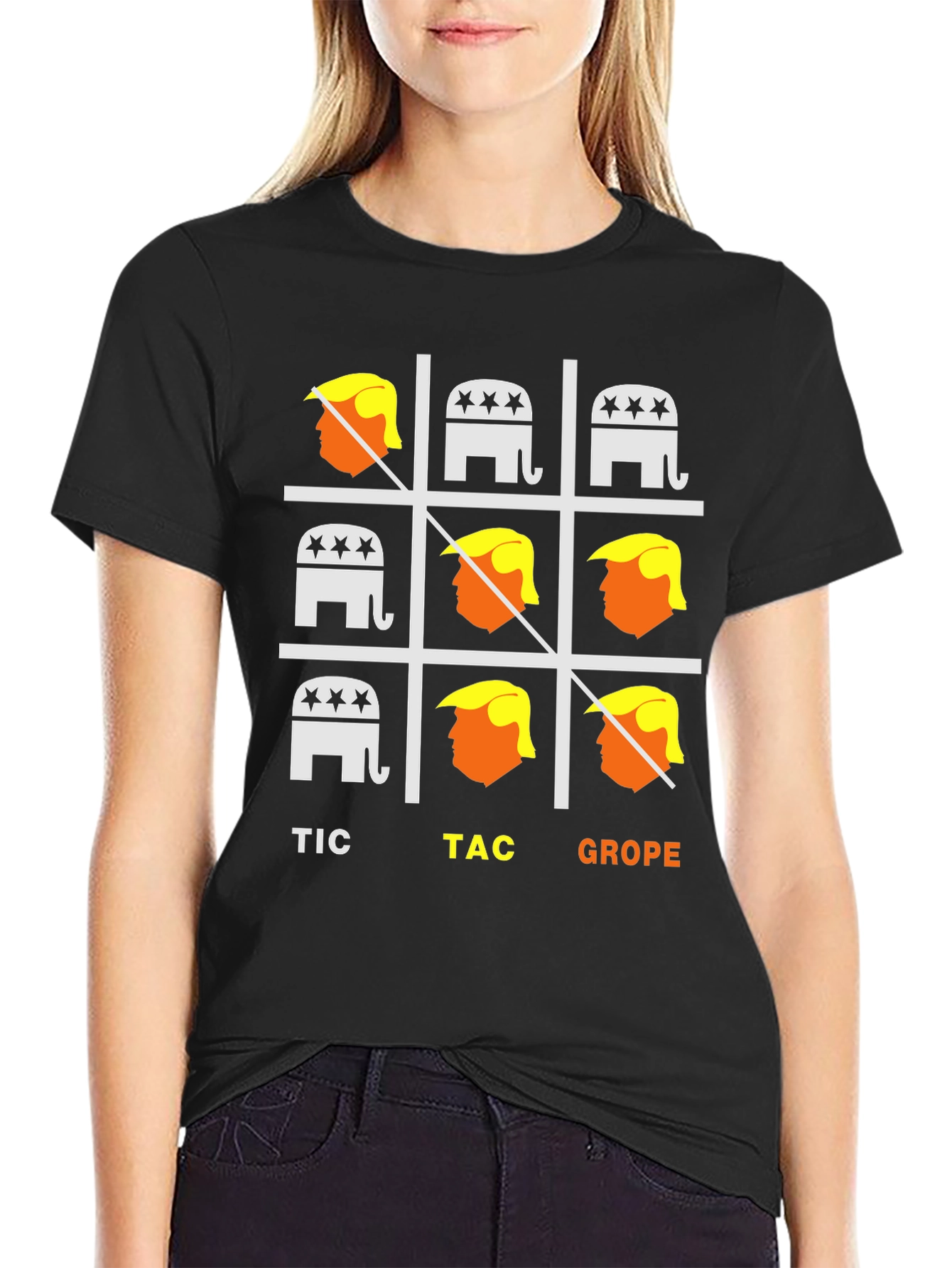 Tic Tac Grope T-Shirt: Political Humor Graphic Tee