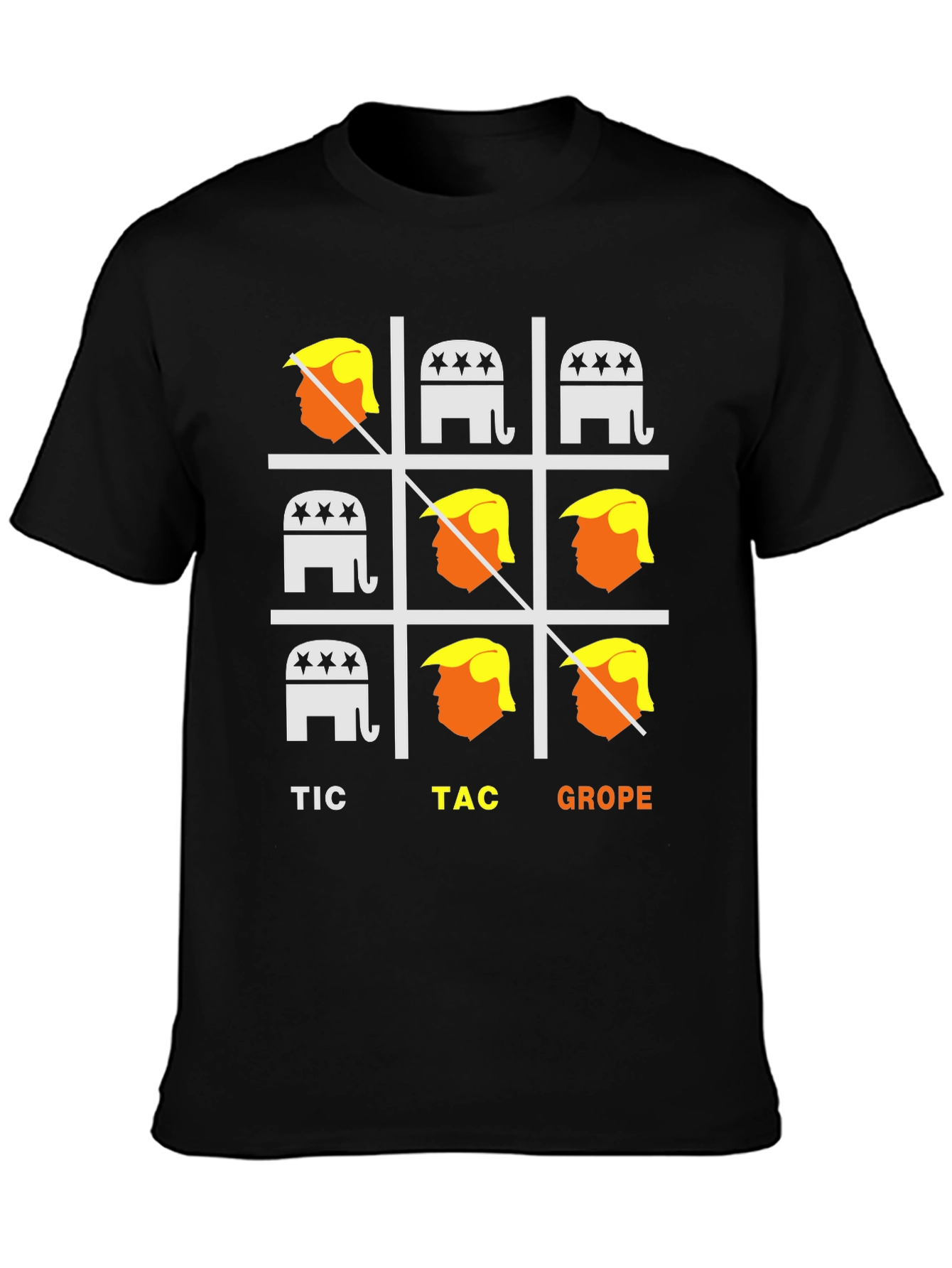 Tic Tac Grope T-Shirt: Political Humor Graphic Tee
