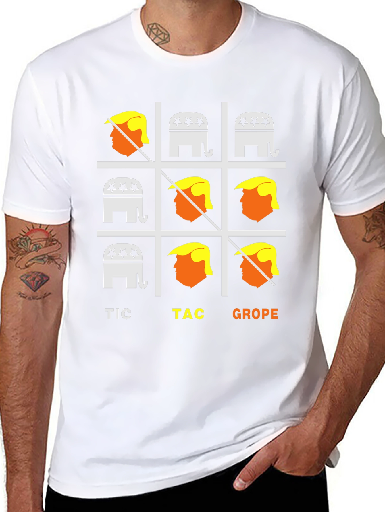 Tic Tac Grope T-Shirt: Political Humor Graphic Tee
