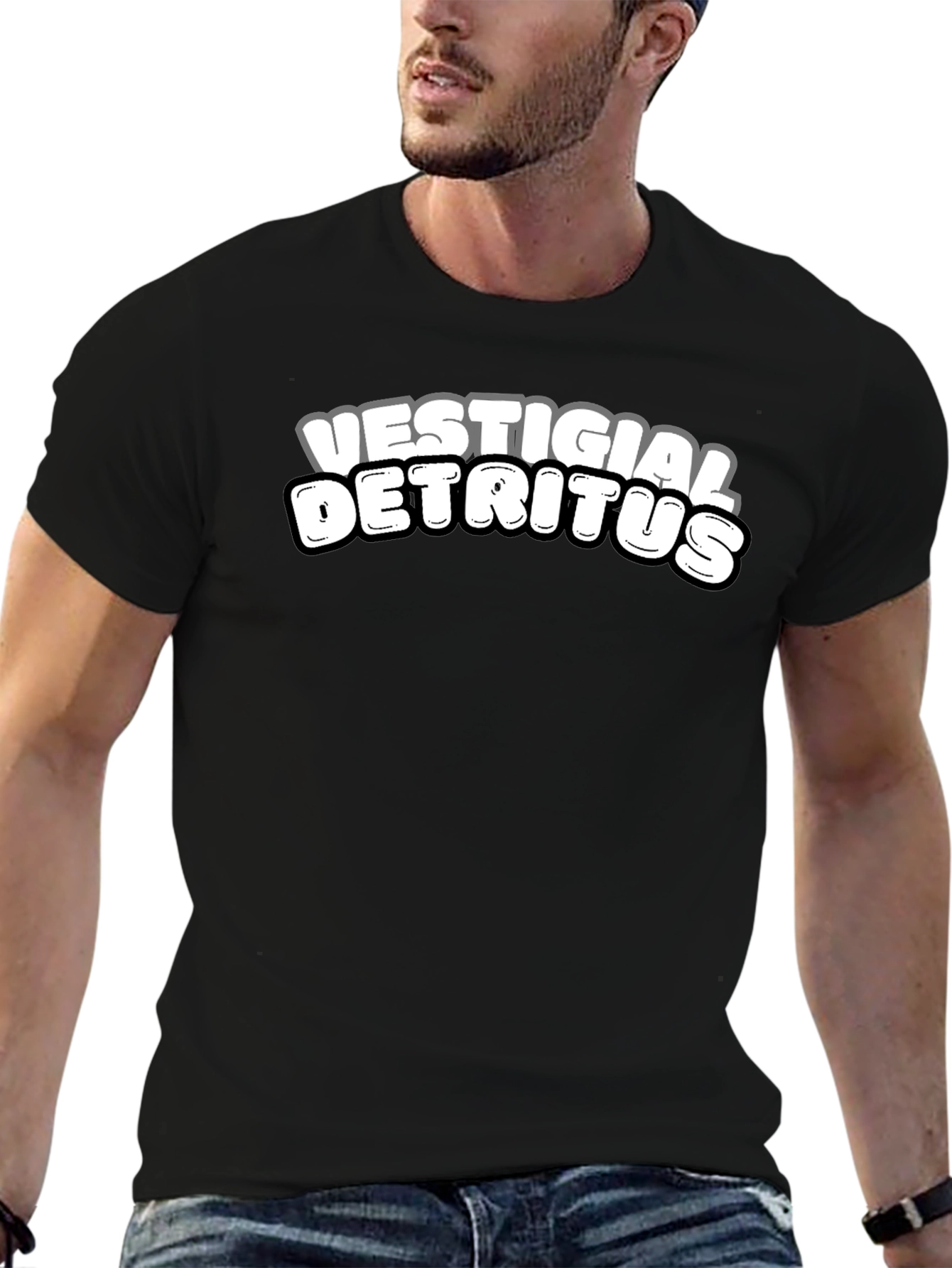 Vestigial Detritus Graphic Tee - Black
