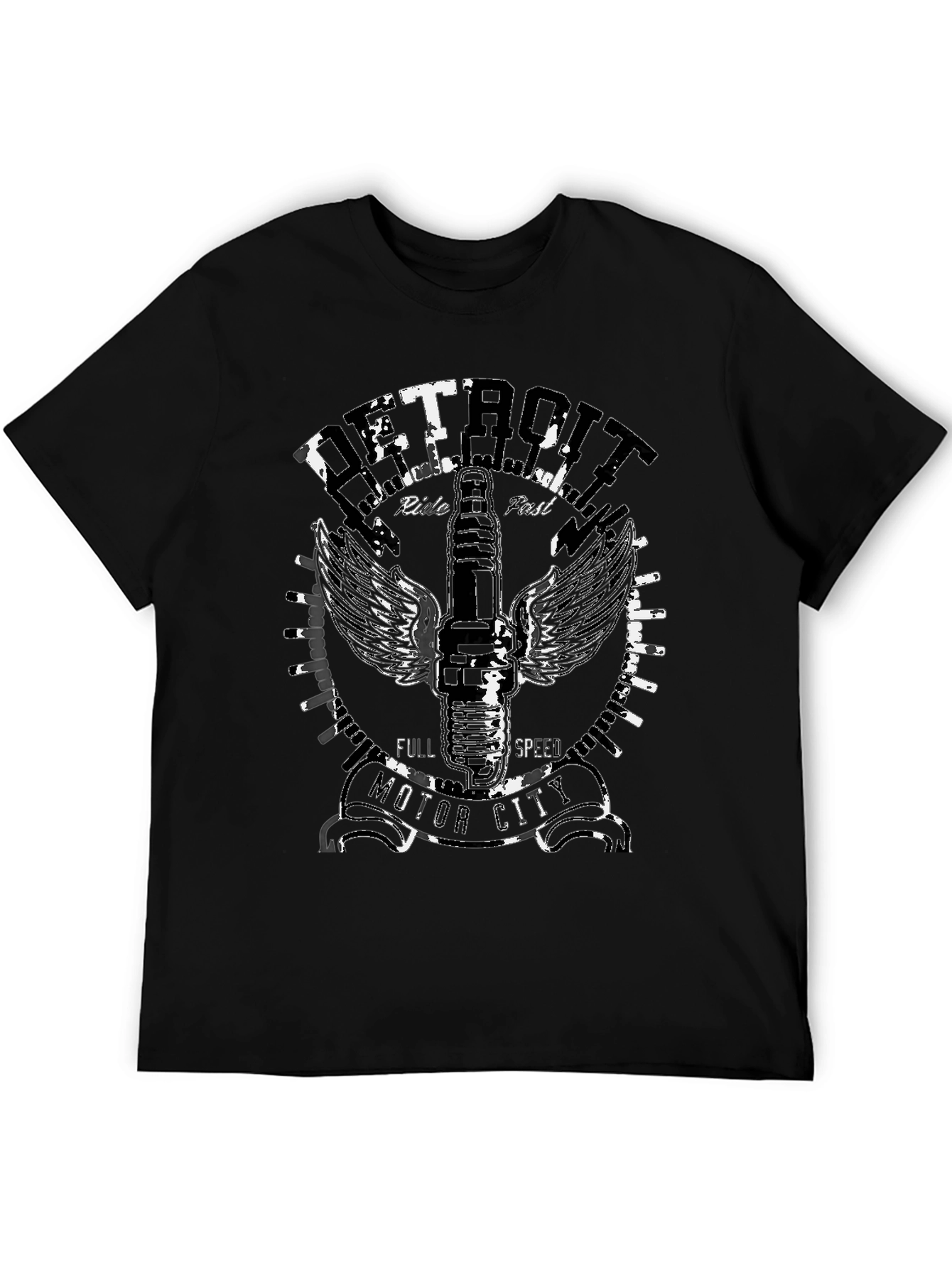 Detroit Motor City Graphic T-Shirt