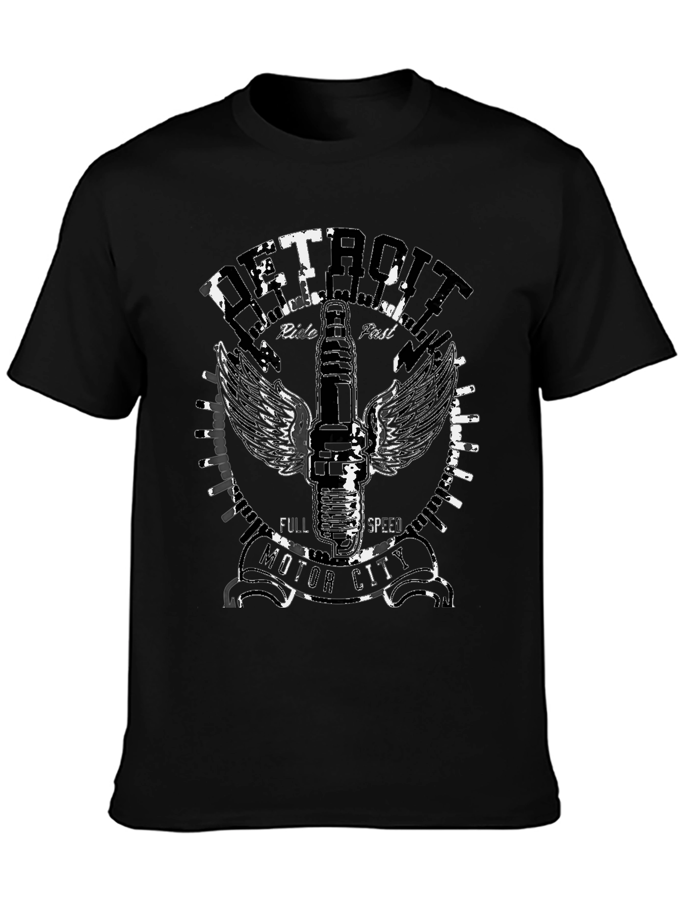 Detroit Motor City Graphic T-Shirt