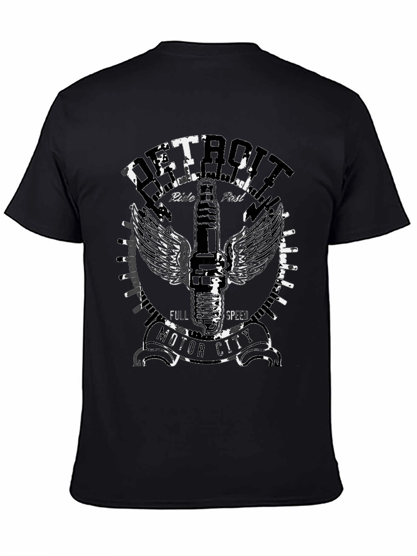 Detroit Motor City Graphic T-Shirt