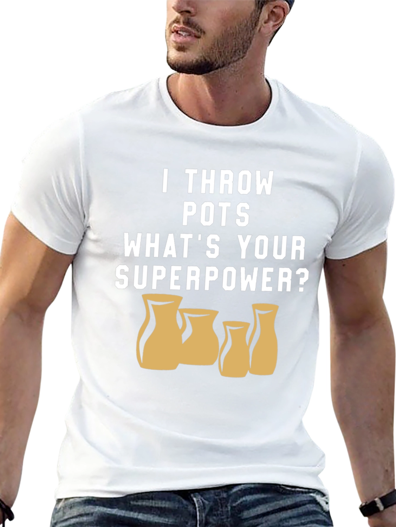 Pottery Throwing Superpower T-Shirt
