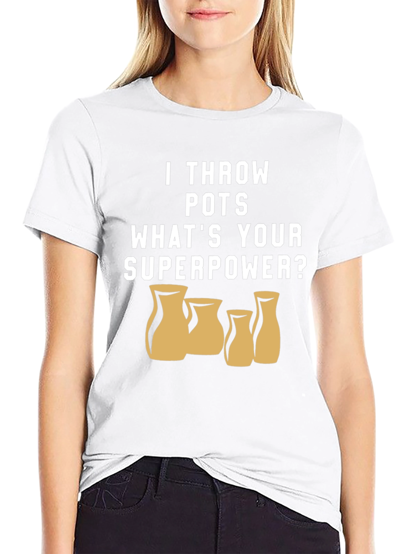 Pottery Throwing Superpower T-Shirt