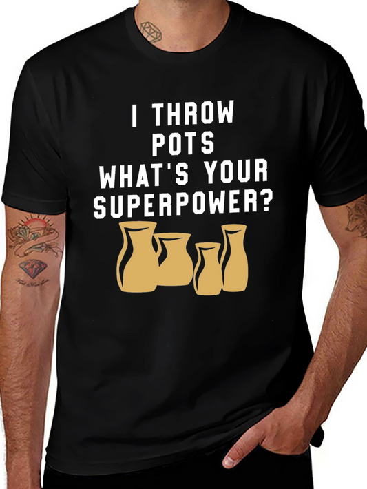 Pottery Throwing Superpower T-Shirt