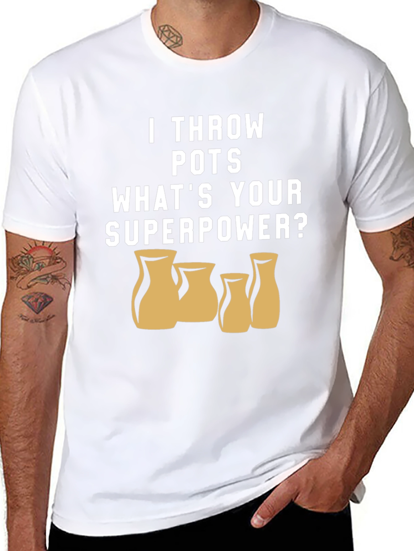 Pottery Throwing Superpower T-Shirt