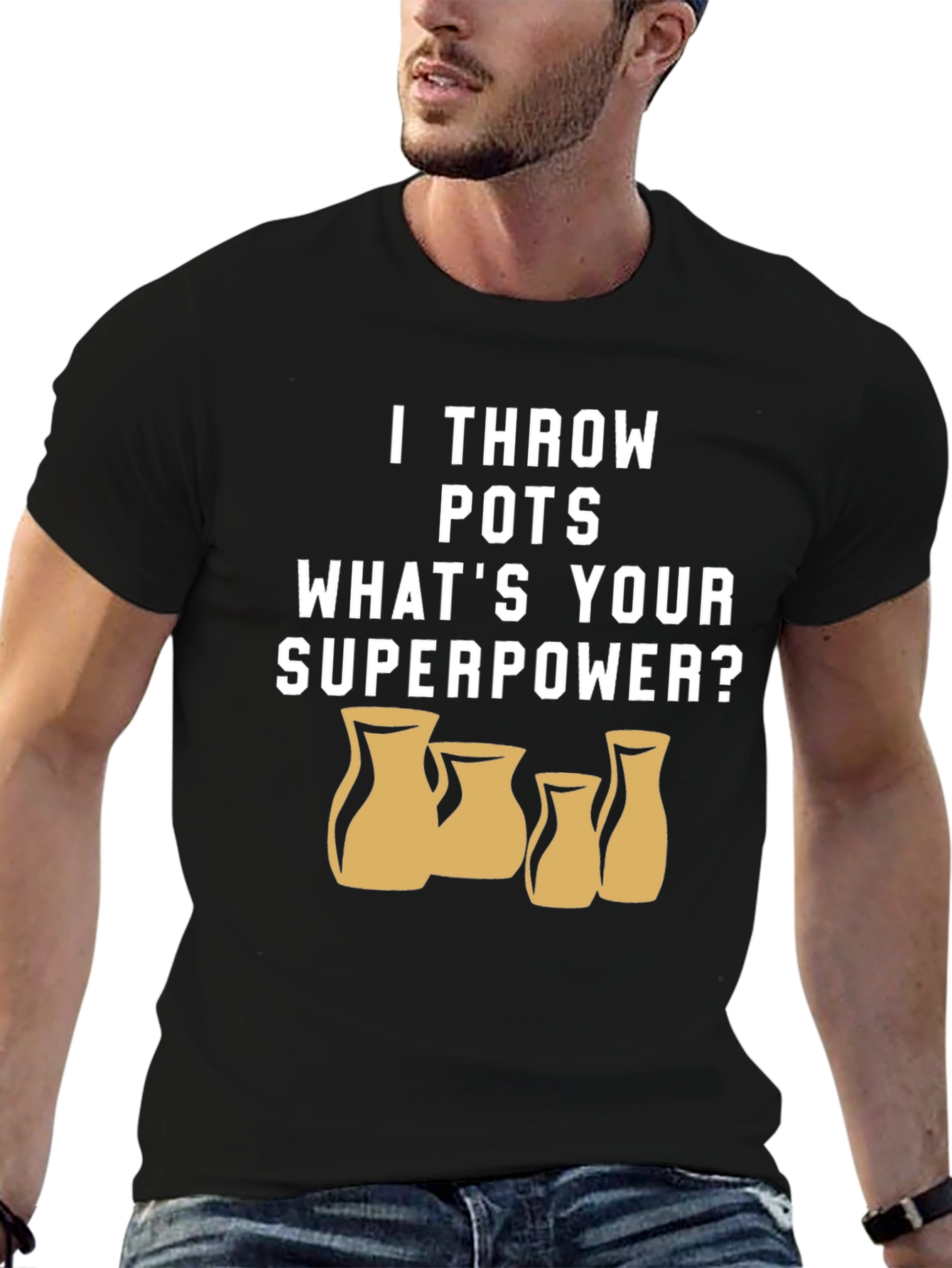 Pottery Throwing Superpower T-Shirt