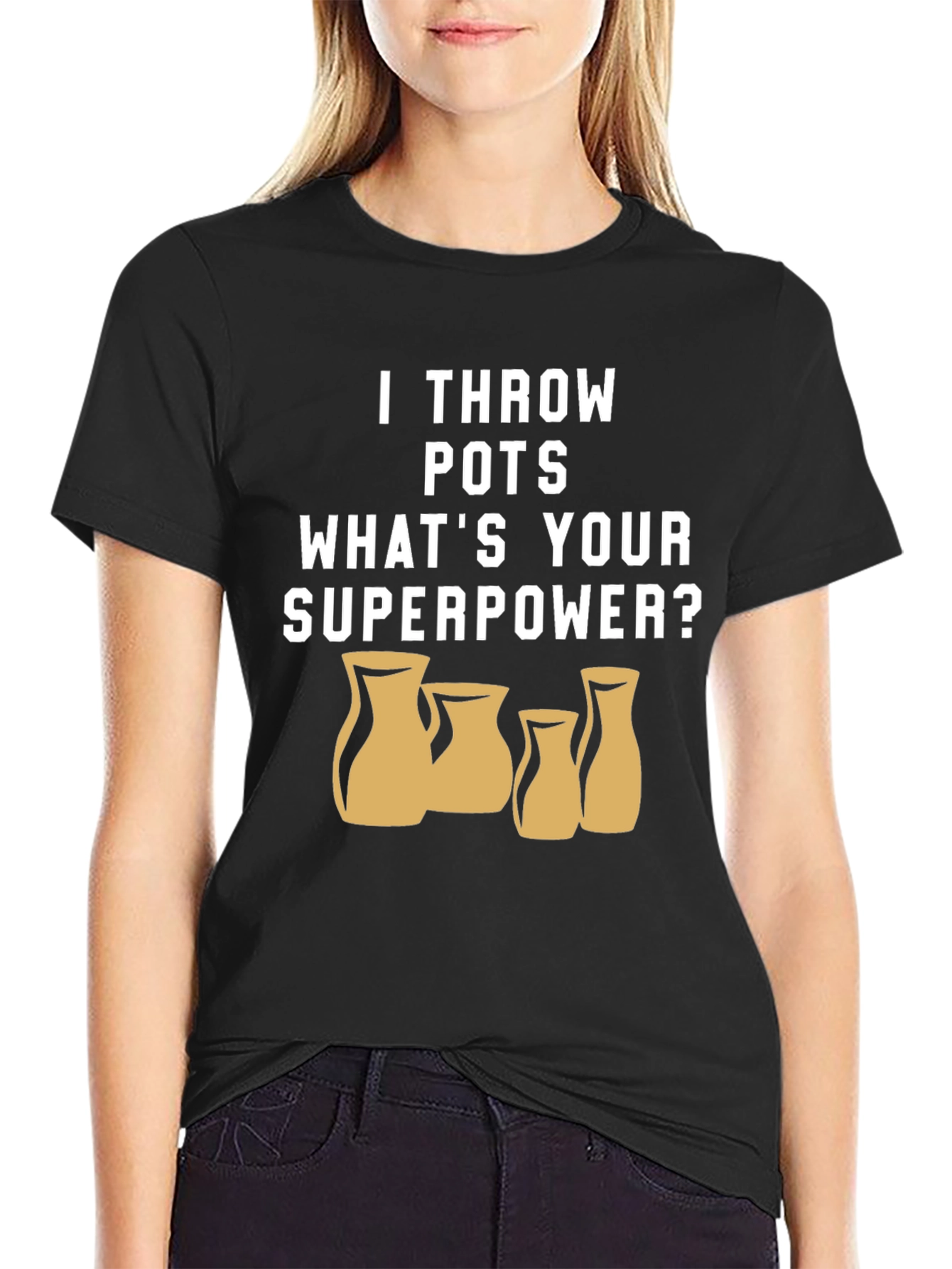 Pottery Throwing Superpower T-Shirt
