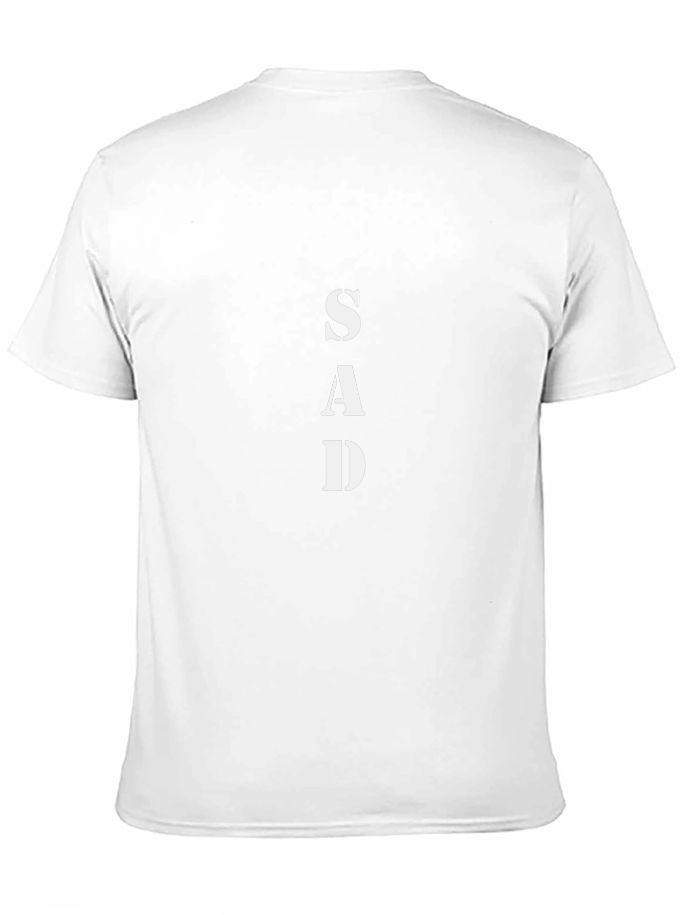 SAD Black T-Shirt - Express Yourself