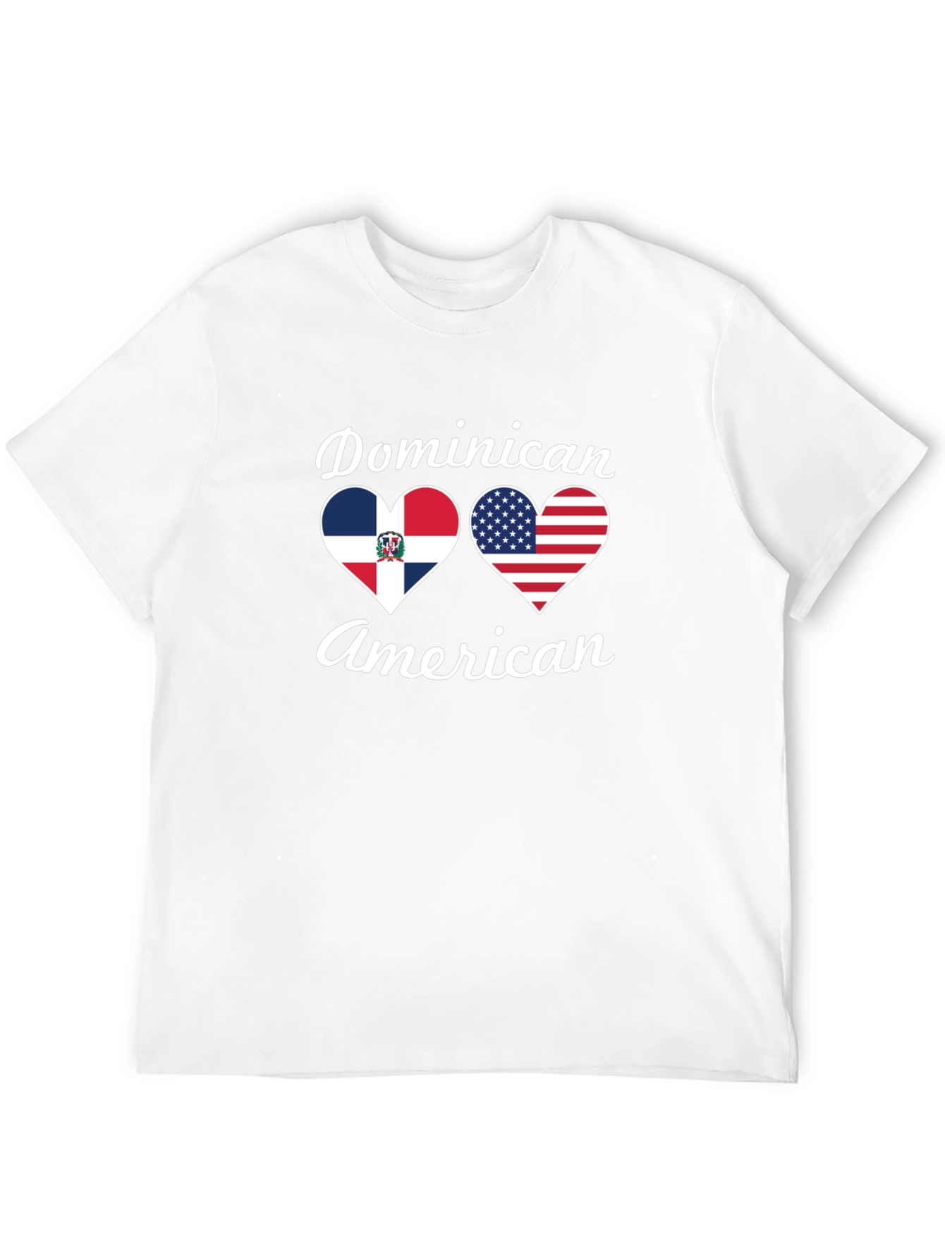 Dominican American Pride T-Shirt - Black