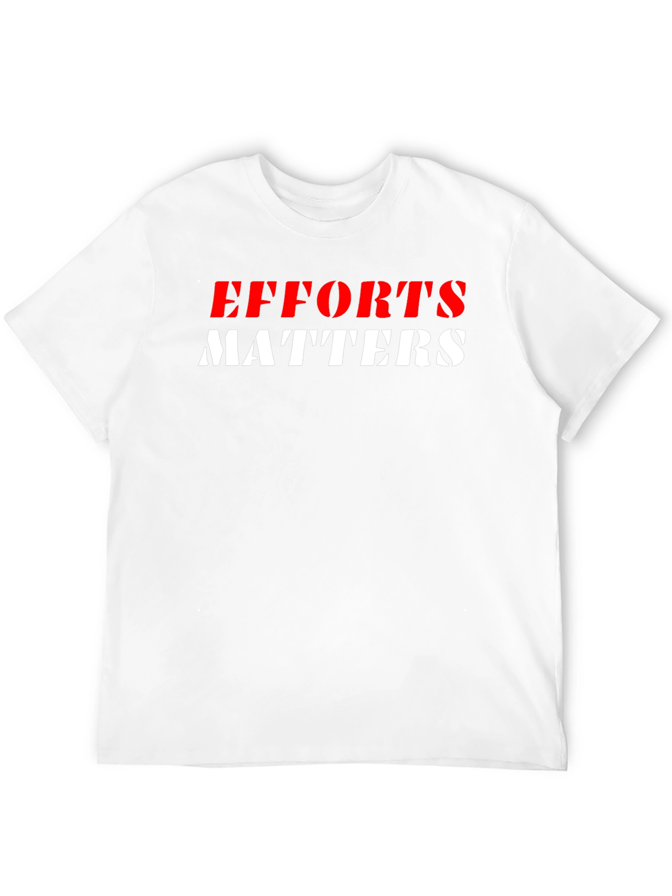 Efforts Matters Graphic Tee - Black Unisex T-Shirt