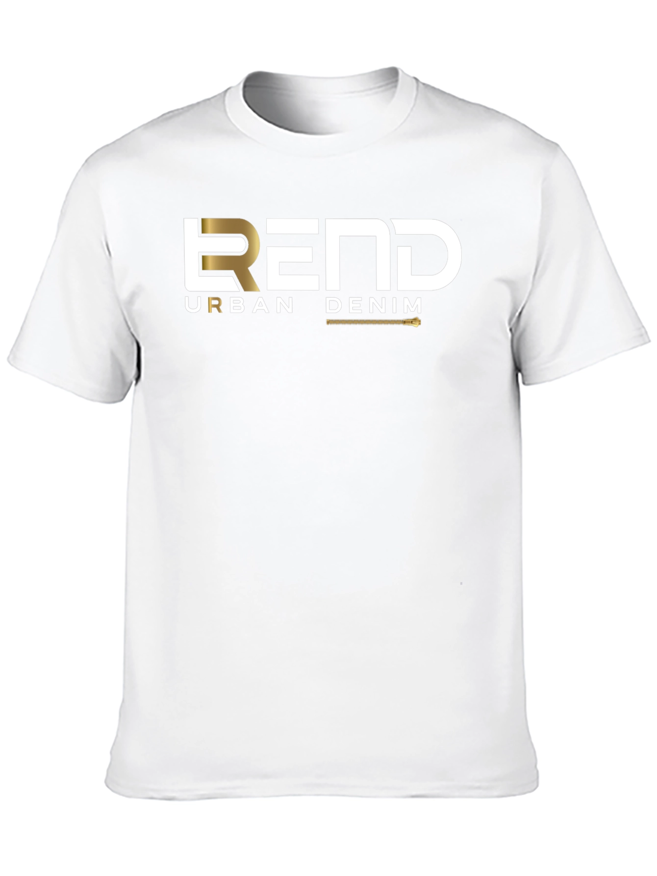 REND Urban Denim Graphic T-Shirt - Black