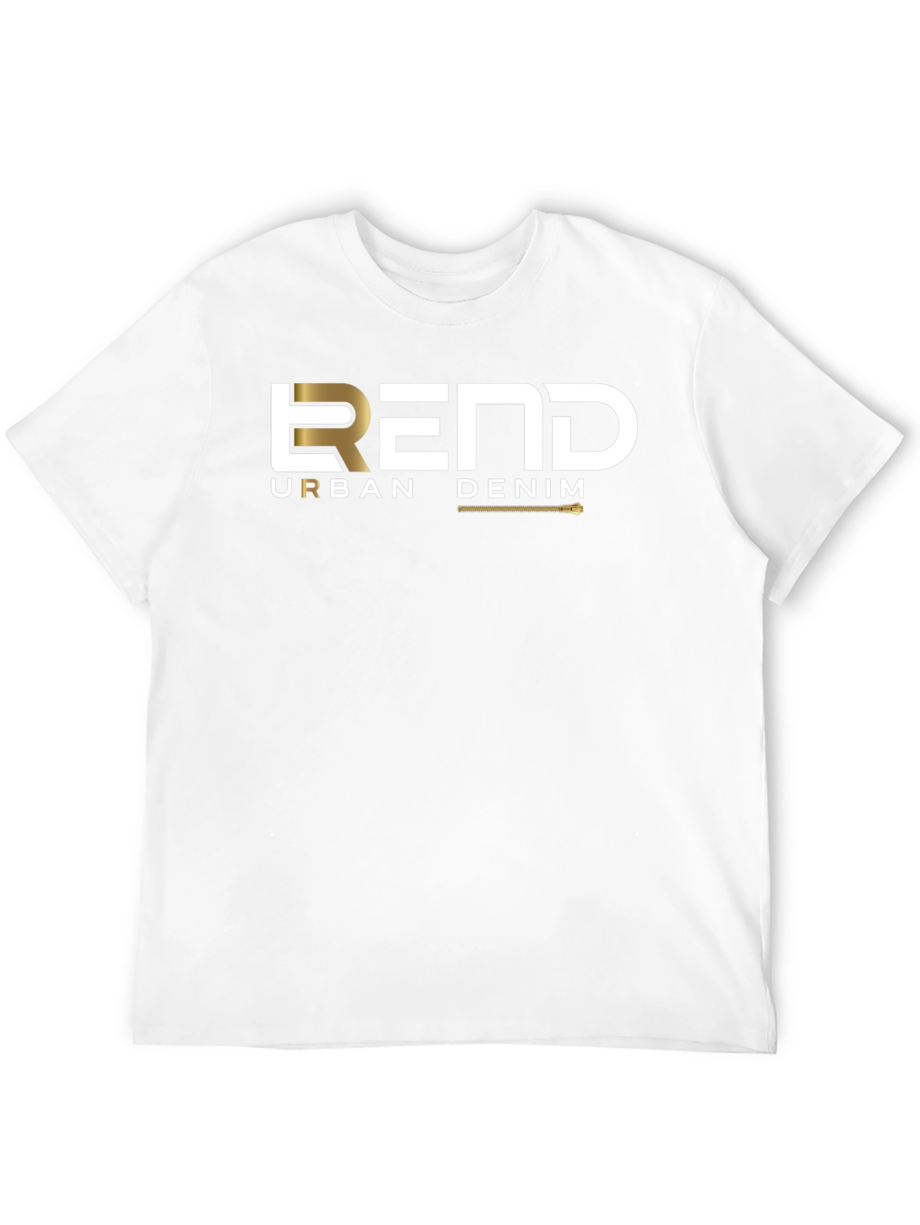 REND Urban Denim Graphic T-Shirt - Black