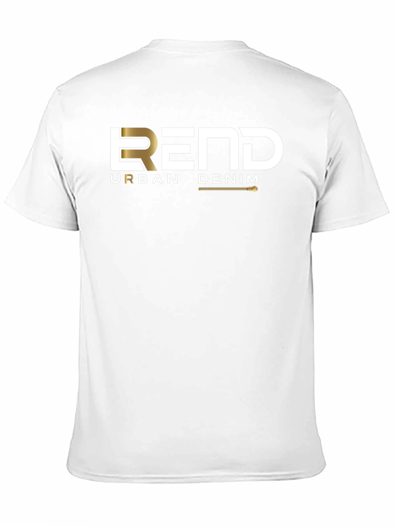 REND Urban Denim Graphic T-Shirt - Black