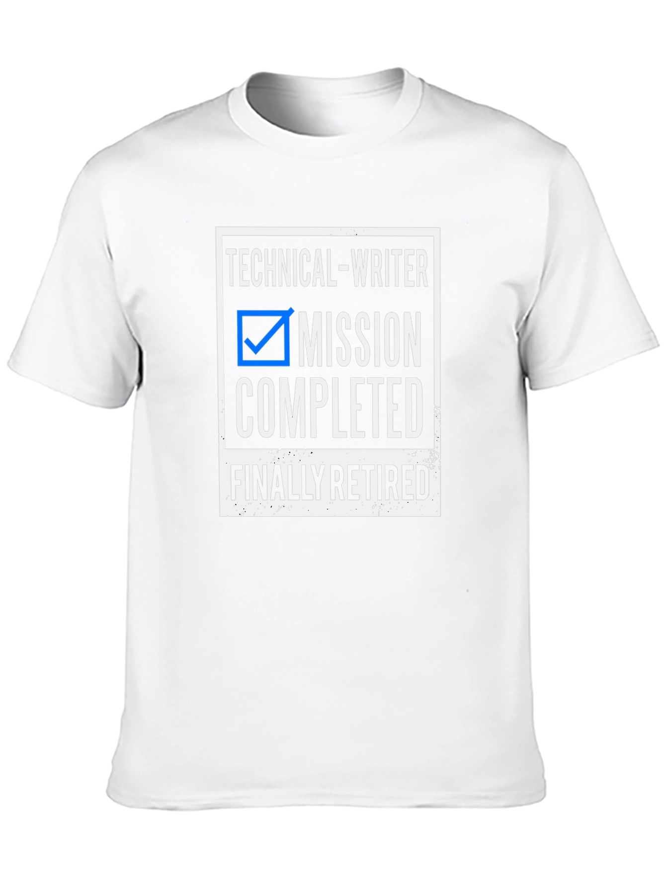 Technical Writer Mission Completed Retired Graphic Tee