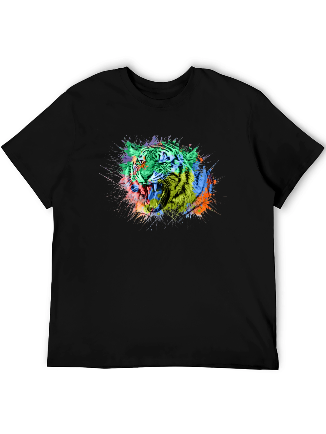Vibrant Tiger Graphic Tee - Bold Style