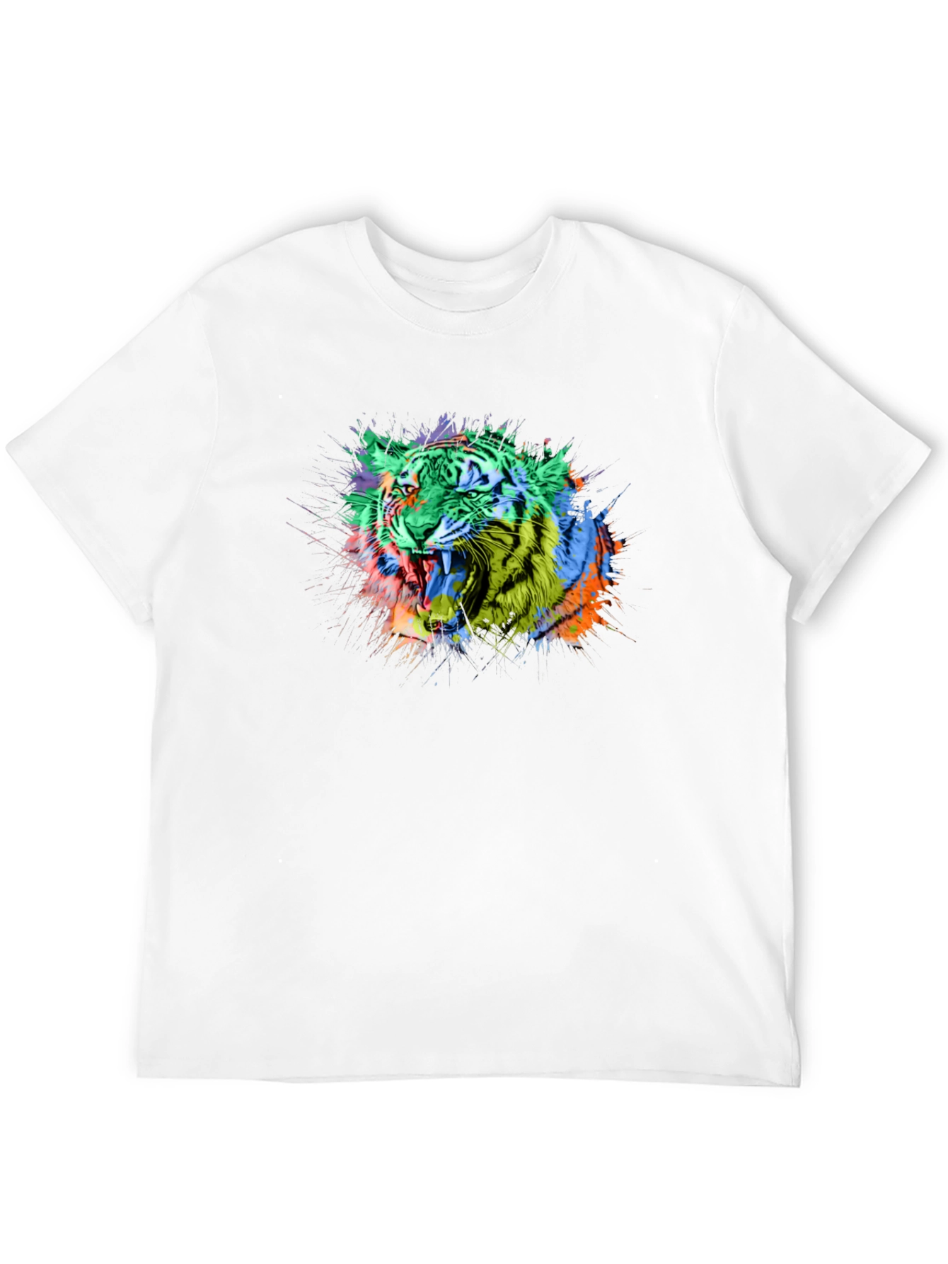 Vibrant Tiger Graphic Tee - Bold Style