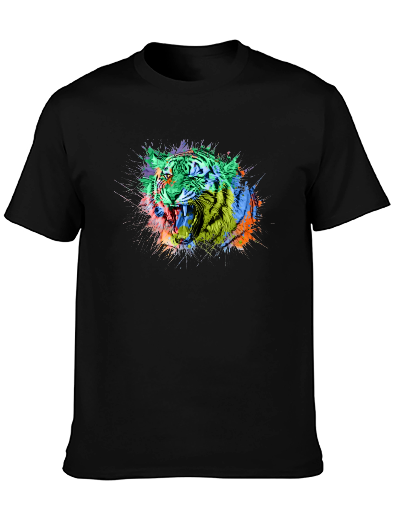 Vibrant Tiger Graphic Tee - Bold Style