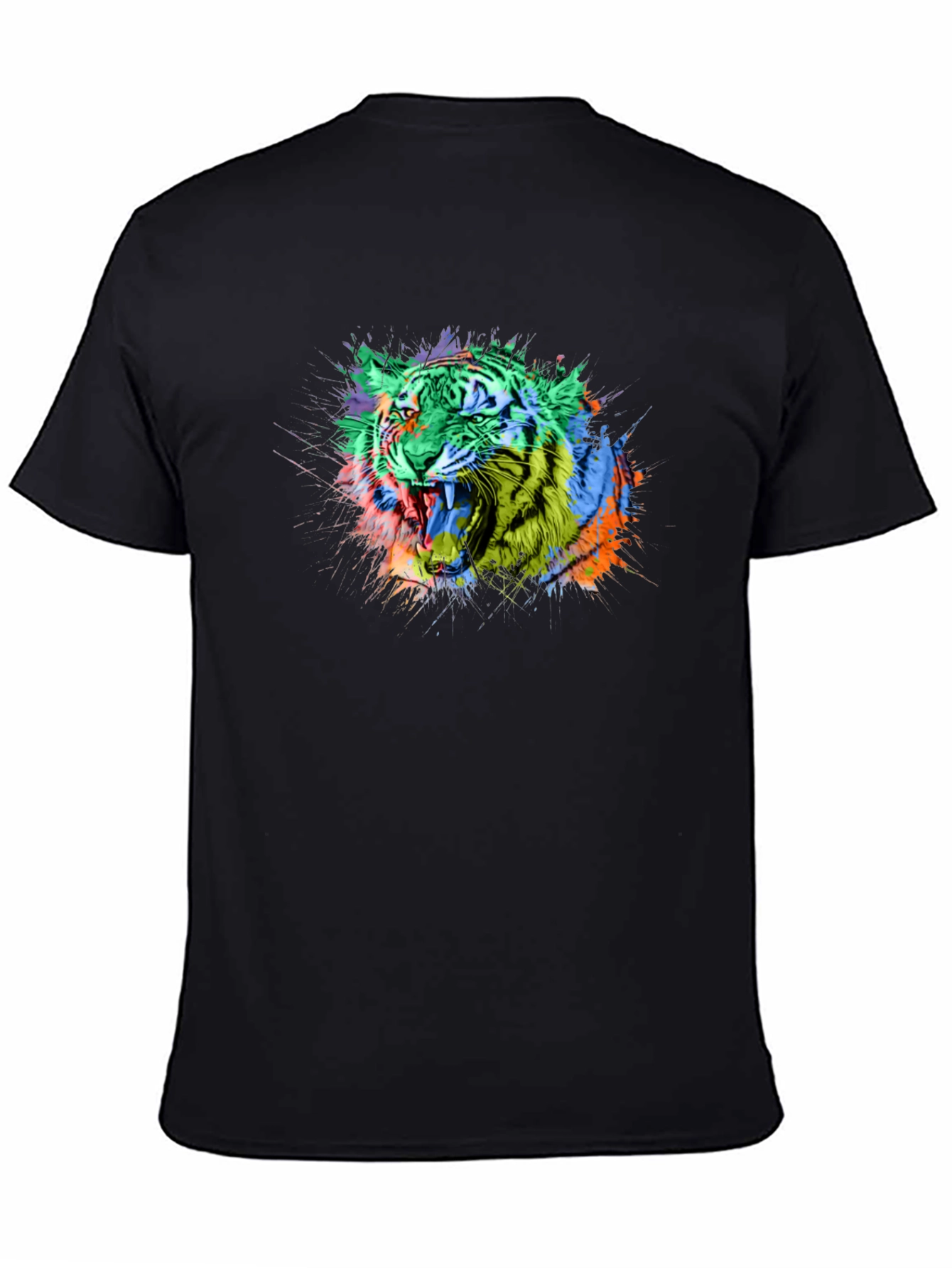 Vibrant Tiger Graphic Tee - Bold Style