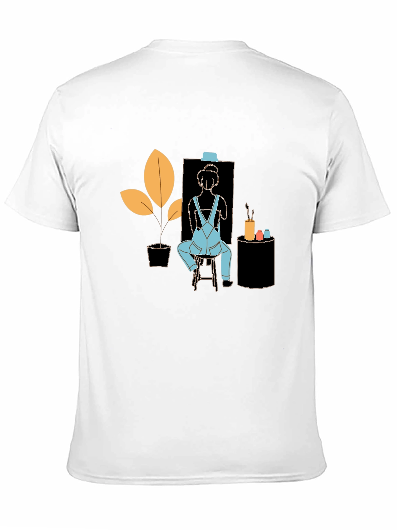 Artist Tee: Quirky Painter Graphic T-Shirt
