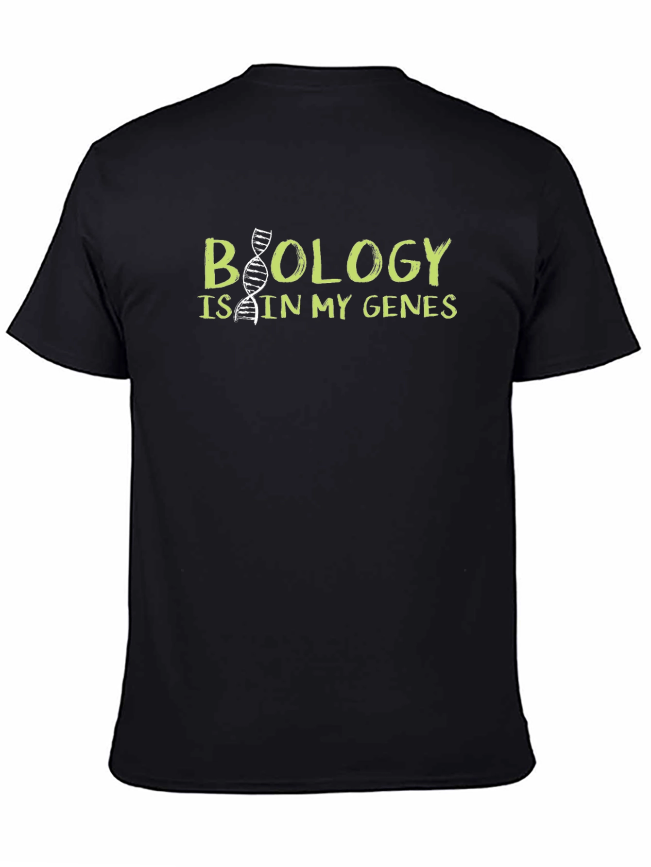 Biology in My Genes Black T-Shirt