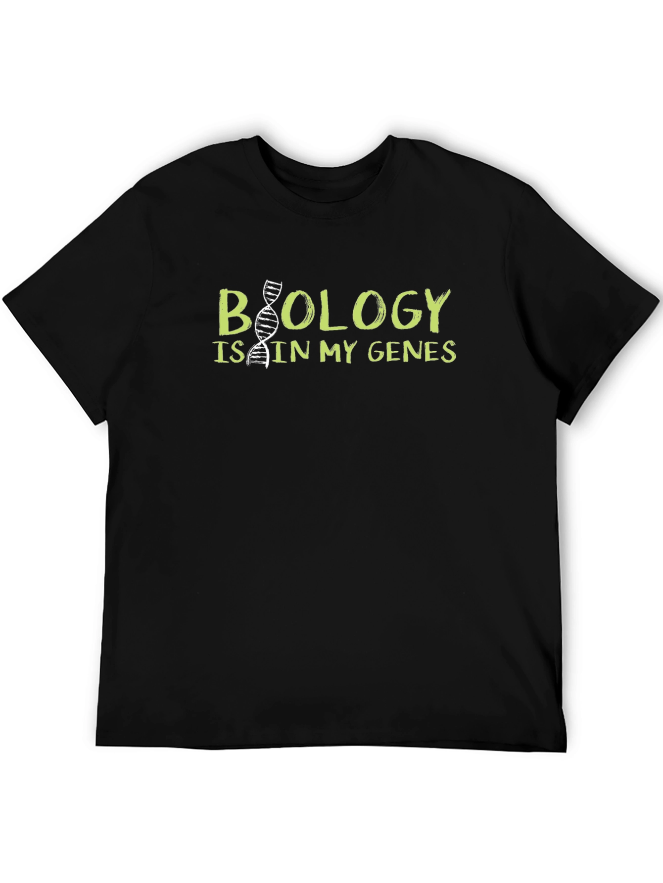 Biology in My Genes Black T-Shirt