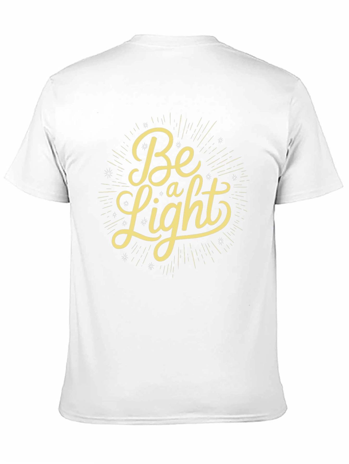 Be a Light Graphic Tee - Black Casual T-Shirt