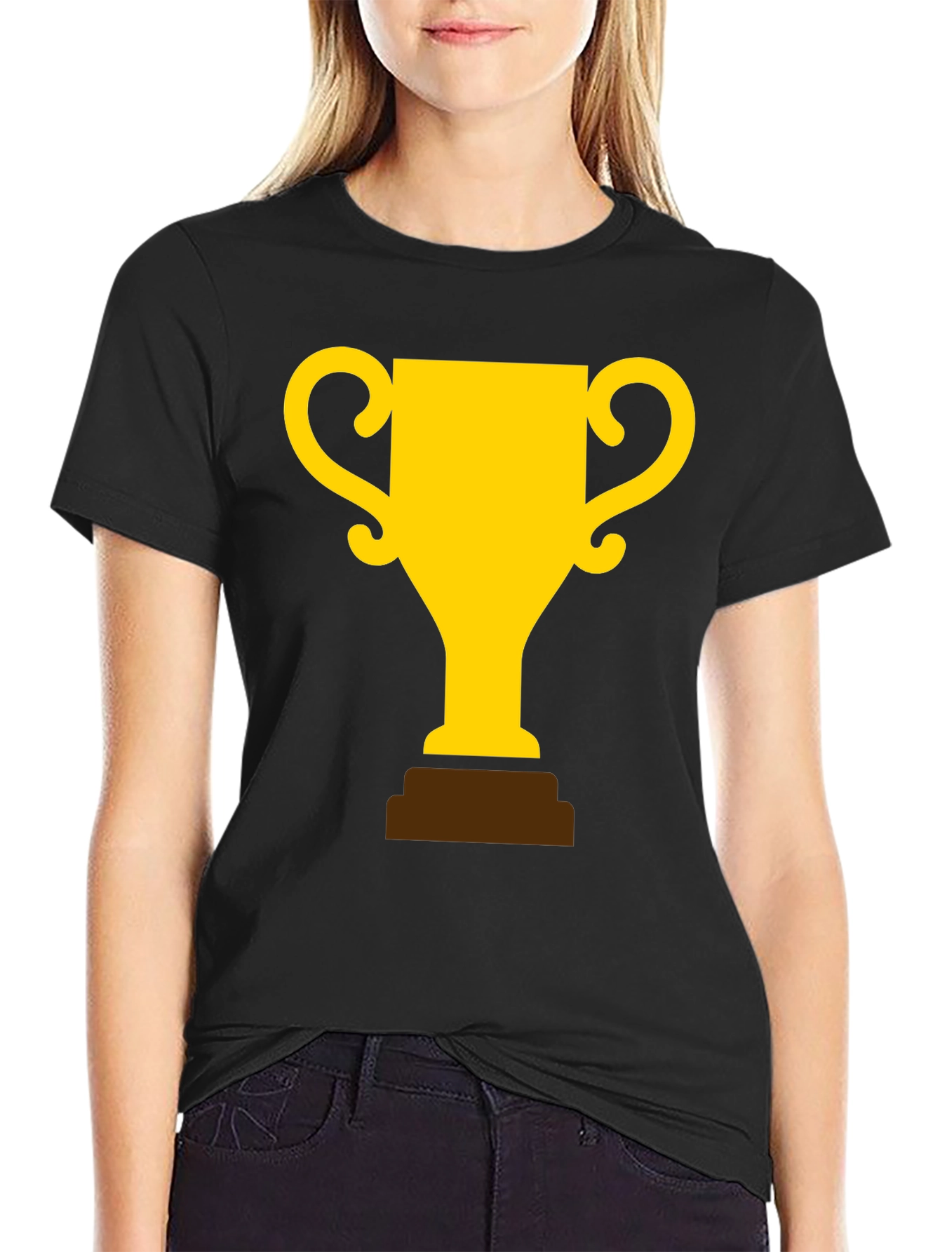 Black Trophy Graphic T-Shirt - Champion Style