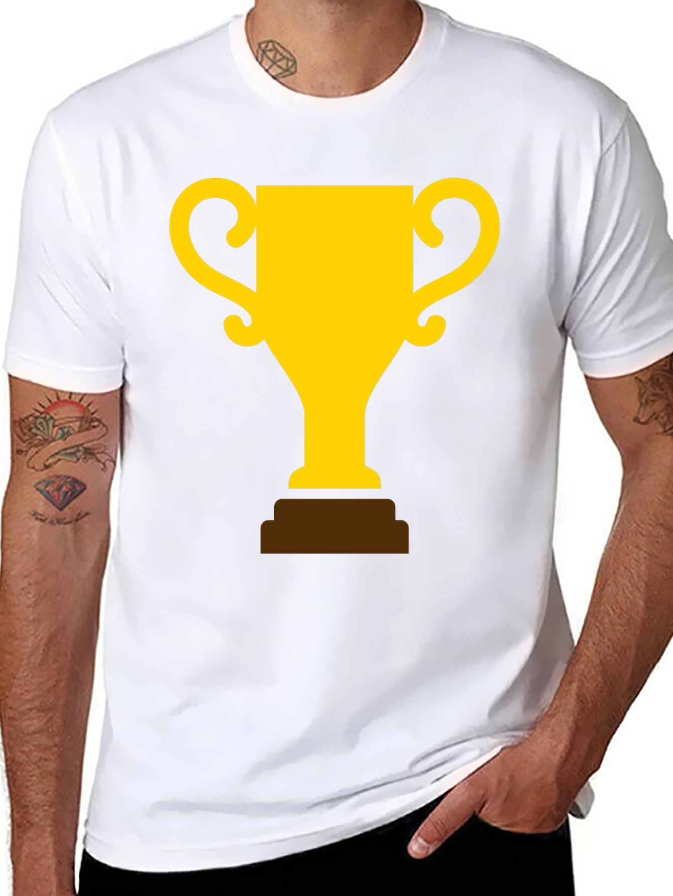 Black Trophy Graphic T-Shirt - Champion Style