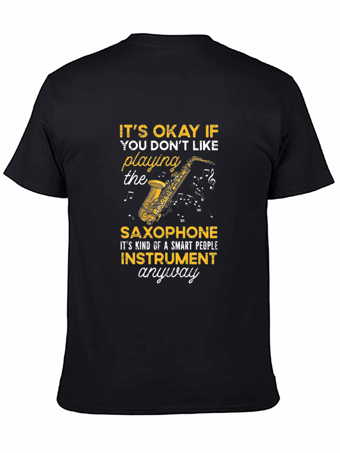 Saxophone Lover T-Shirt - Smart People Instrument Tee