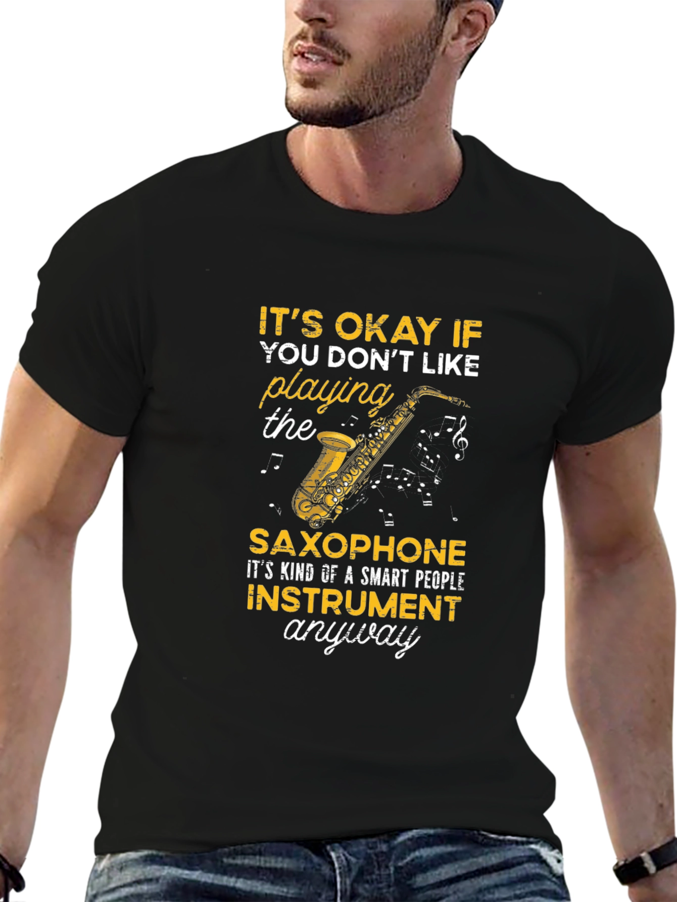 Saxophone Lover T-Shirt - Smart People Instrument Tee