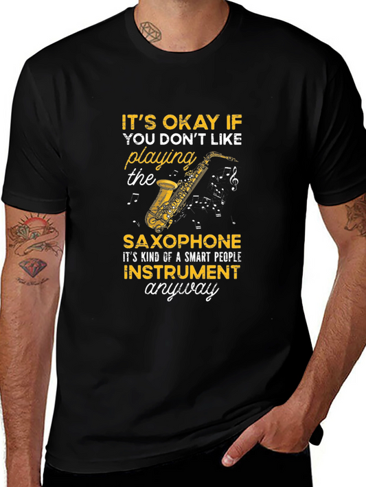 Saxophone Lover T-Shirt - Smart People Instrument Tee