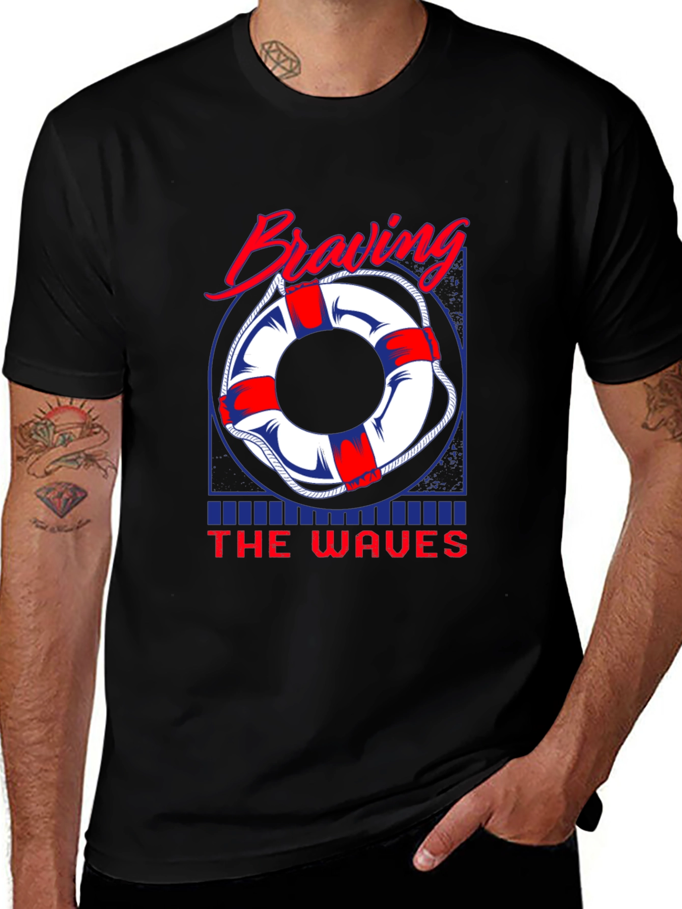 Braving the Waves Graphic Tee