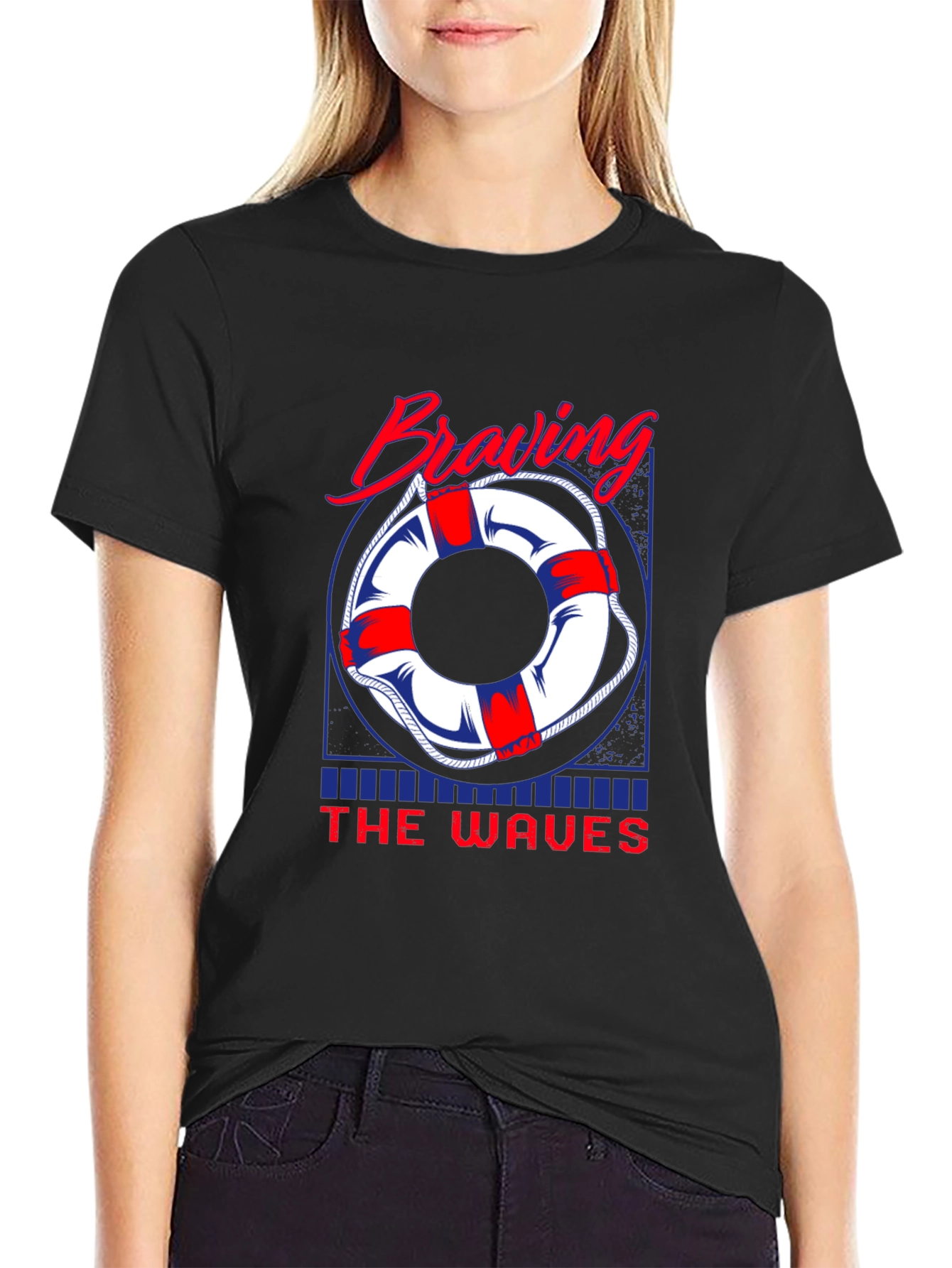 Braving the Waves Graphic Tee