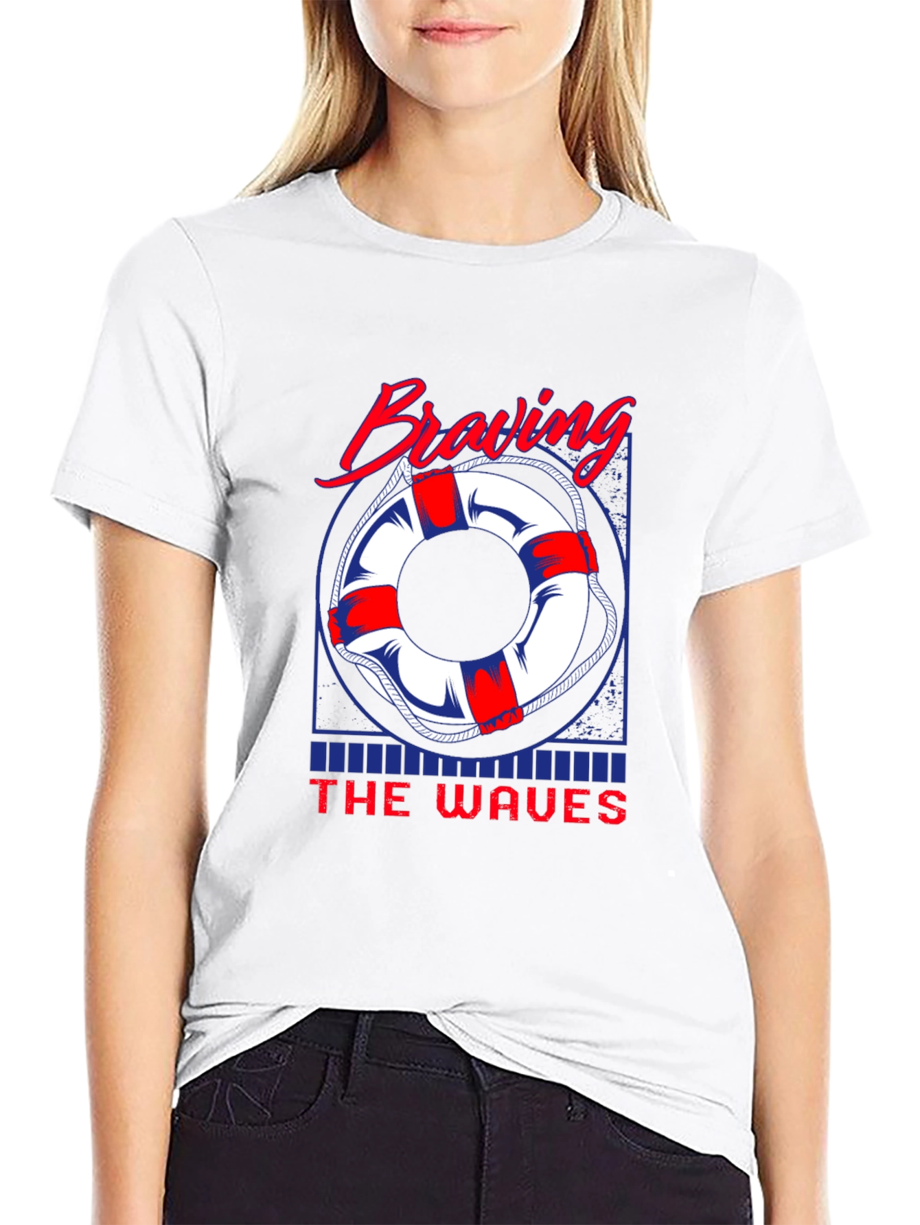 Braving the Waves Graphic Tee
