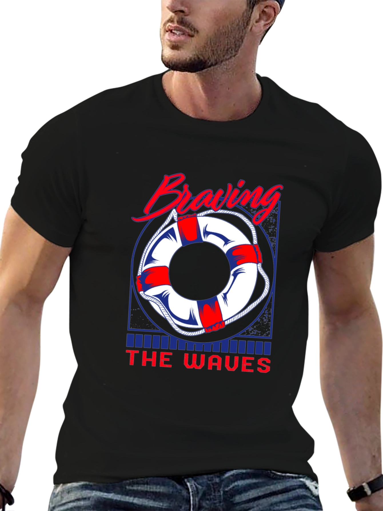 Braving the Waves Graphic Tee