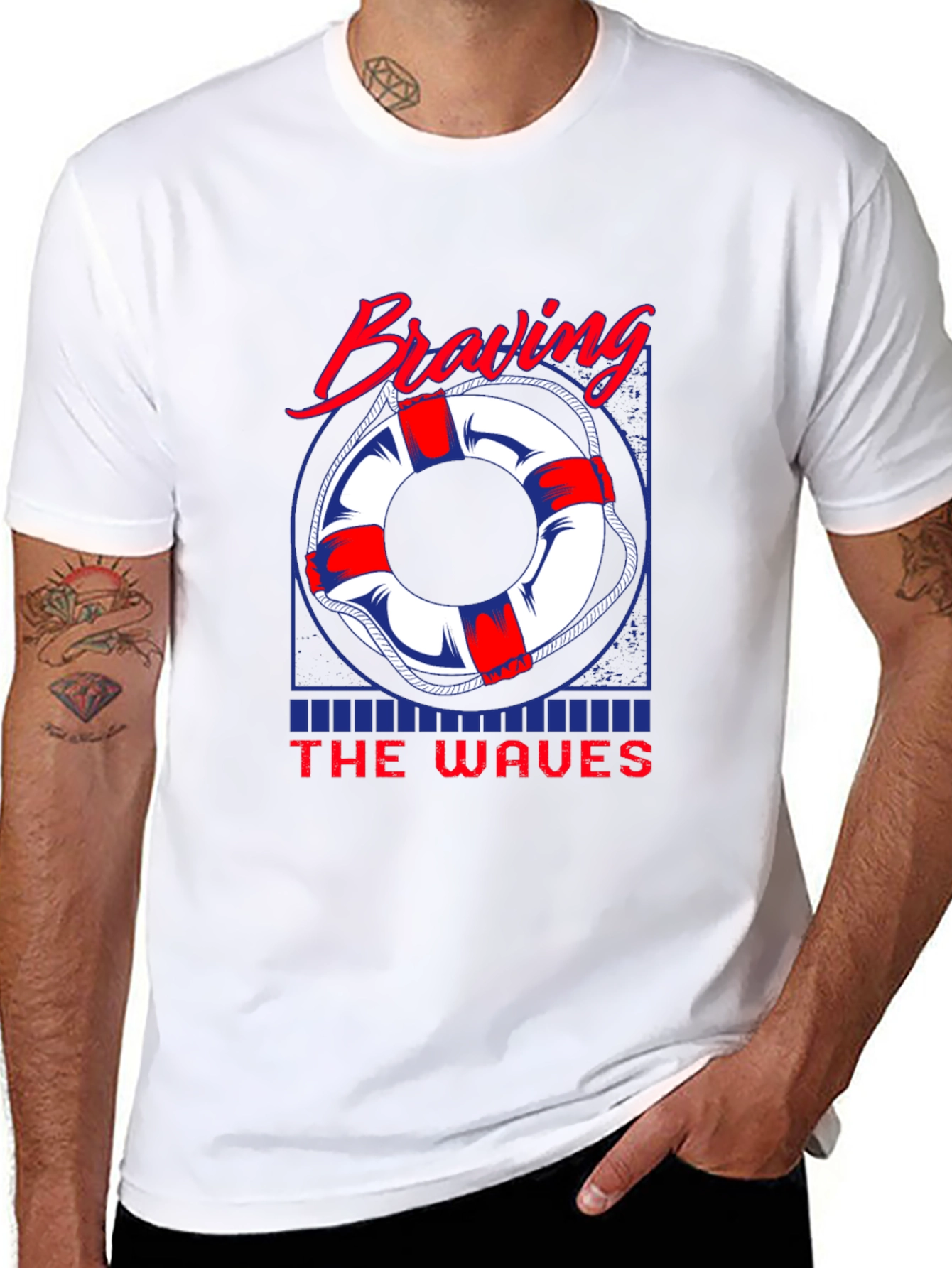 Braving the Waves Graphic Tee