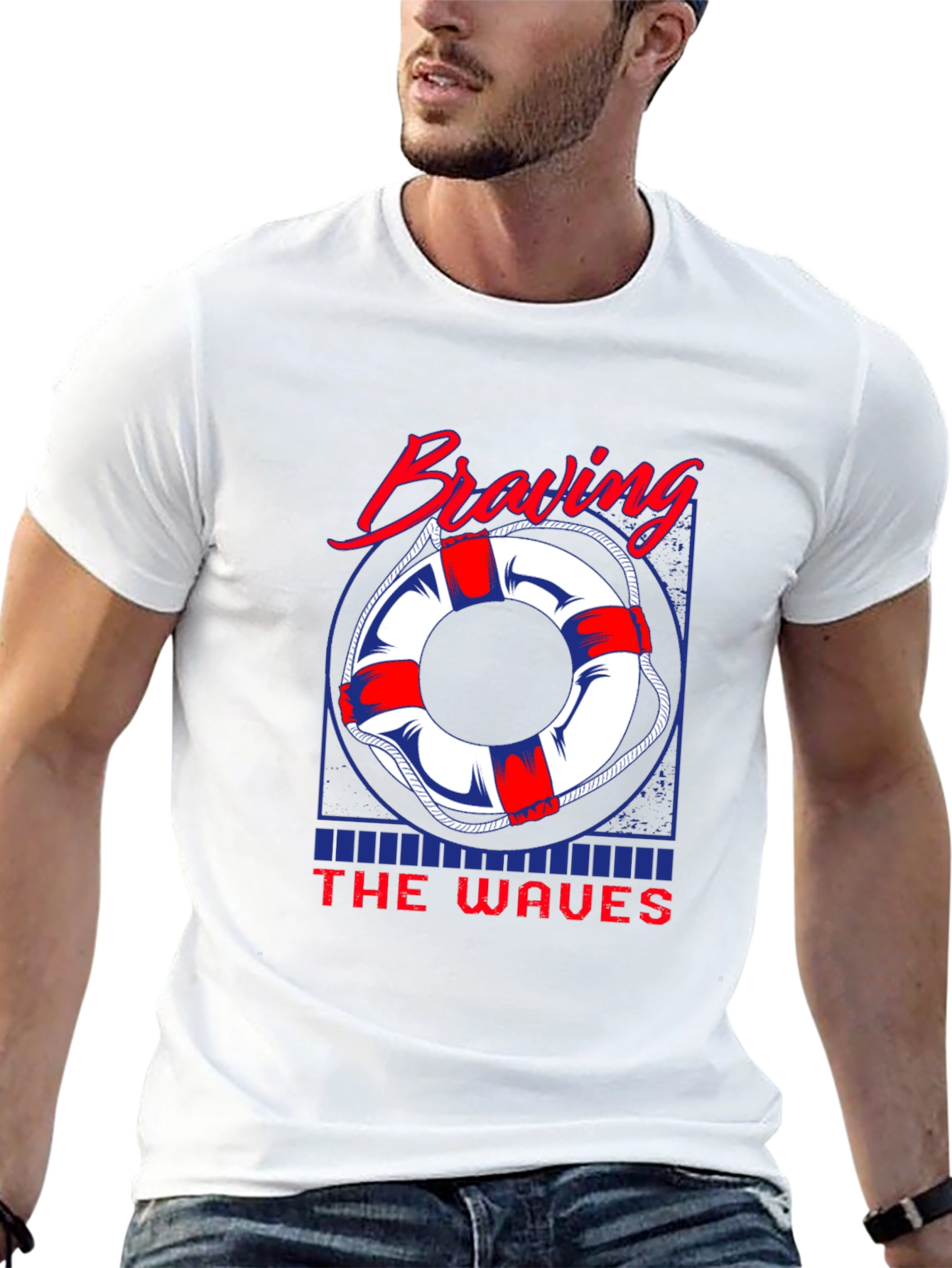 Braving the Waves Graphic Tee