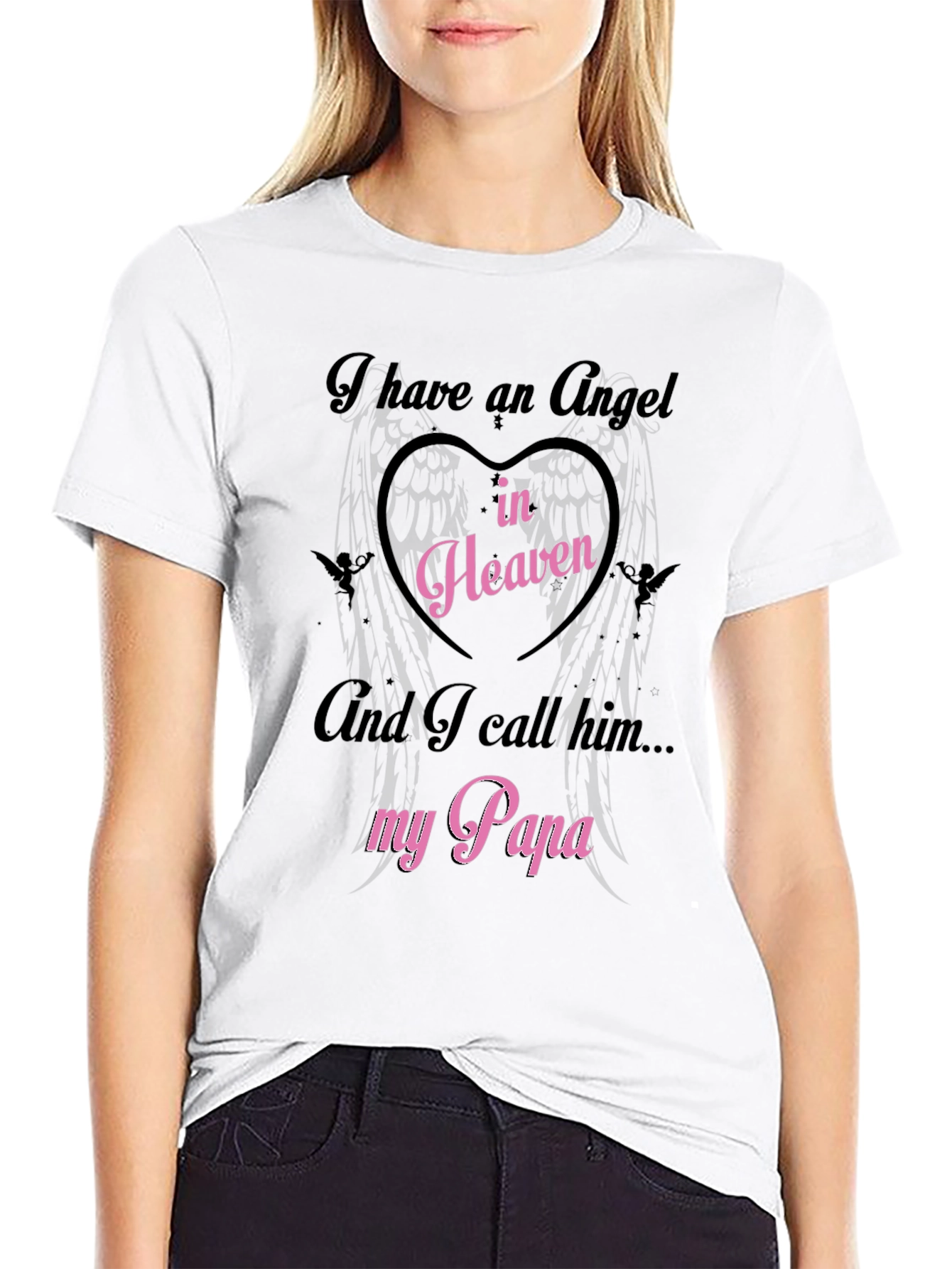 Angel in Heaven Papa T-Shirt